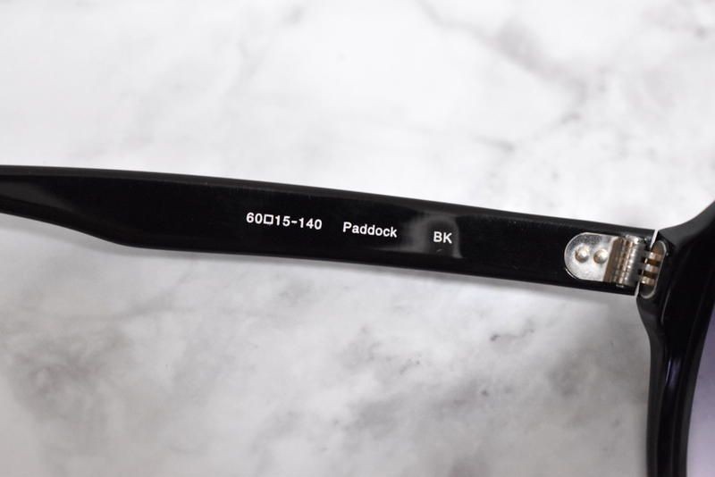 Oliver Peoples Paddock Teardrop Sunglasses BK Plastic Unisex