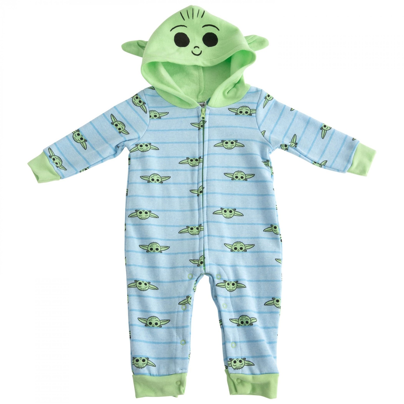 STAR WARS Baby Boys Baby Yoda New Born Infant Long Sleeve Fleece Hooded…