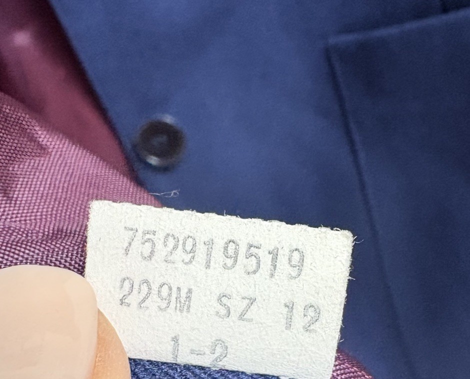 Levi Strauss Vintage Women’s Blazer Size 12 Navy Tailored Jacket
