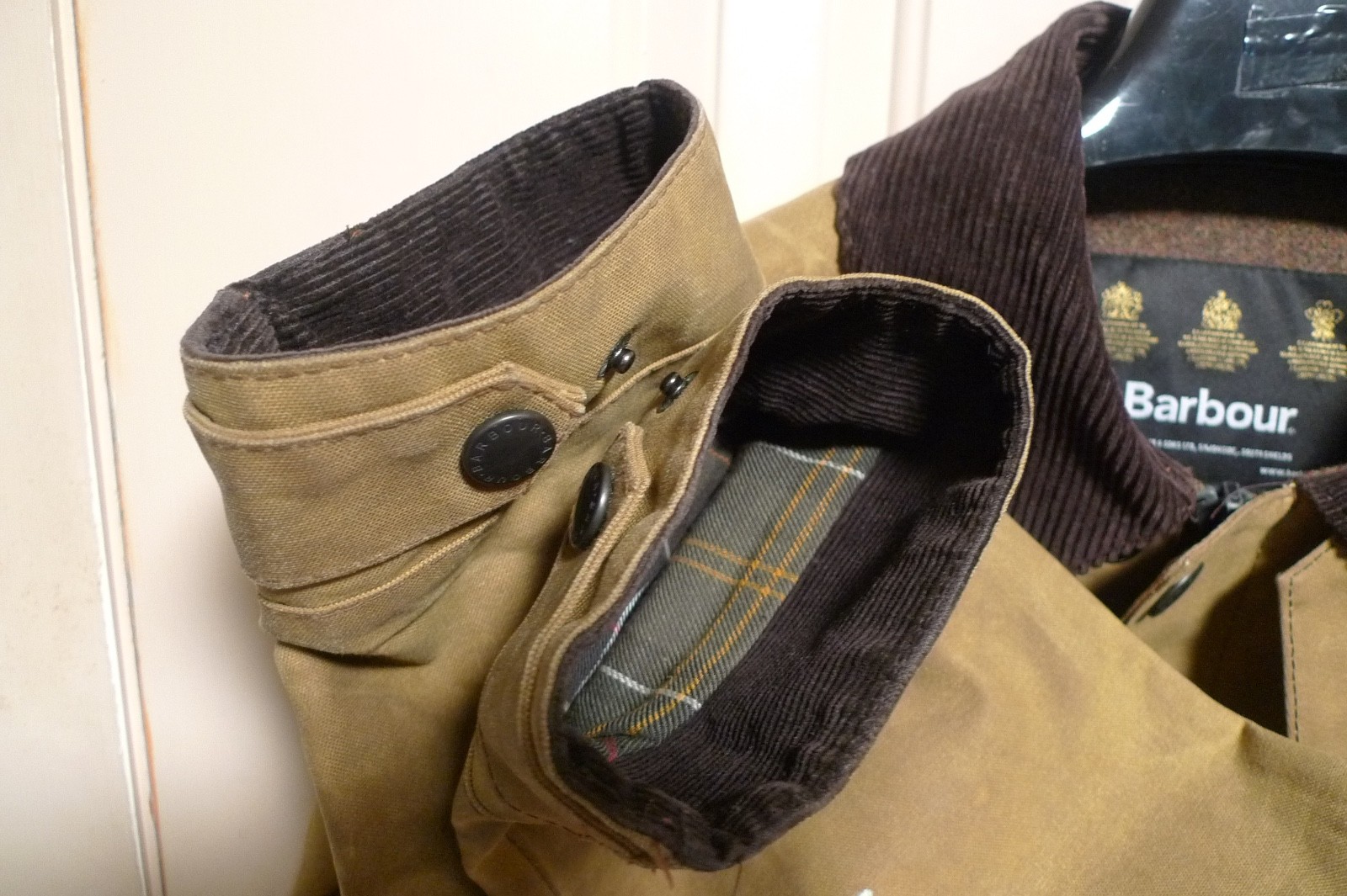 BARBOUR – A501 CRASTER 10 OZ WAX COTTON JACKET – EXTRA HEAVYWEIGHT – 46 – RARE