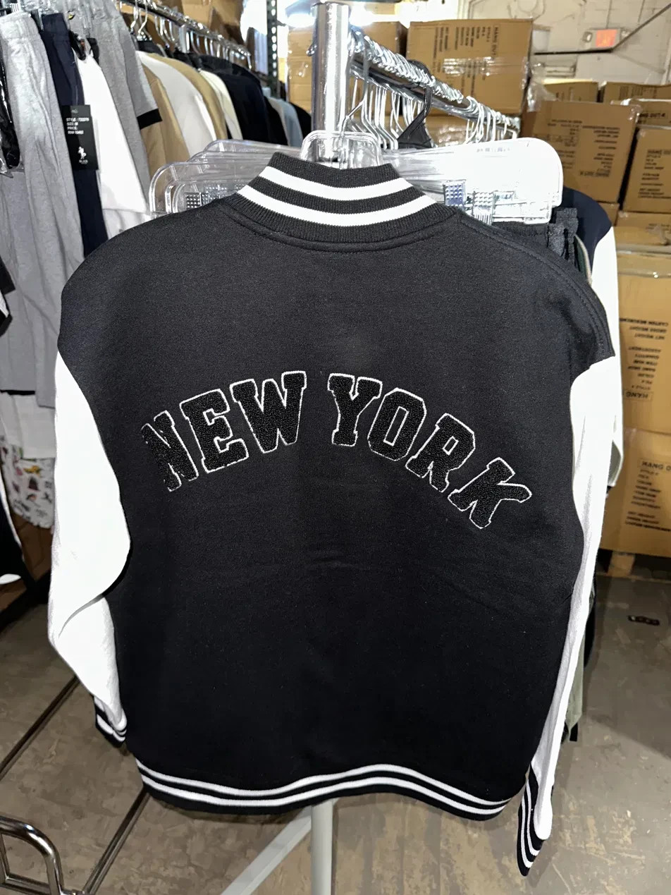 Mens Boys Varsity Jacket Pack of 2 New York NY Letterman Bomber S-XL