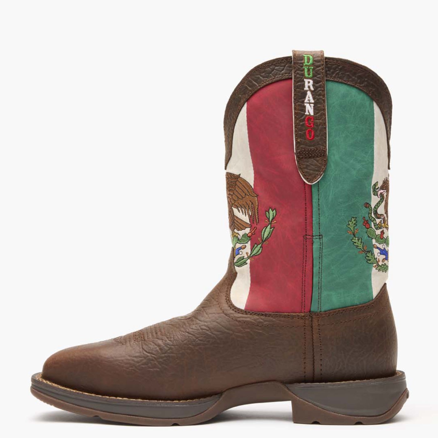 Rebel by Durango® Steel Toe Mexico Flag Western Boot