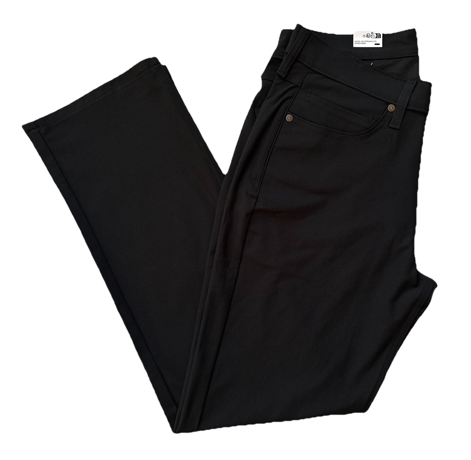 Levi’s Men’s 514 Straight Tech Pants, Black