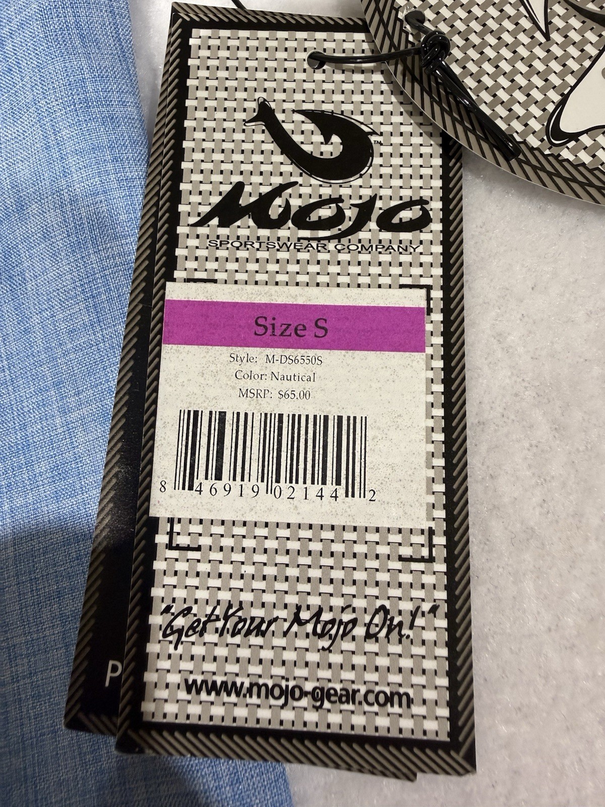 Sm Mojo Sportswear Shirt Mens Button Up Playa Collection Fishing Gear MSRP $65