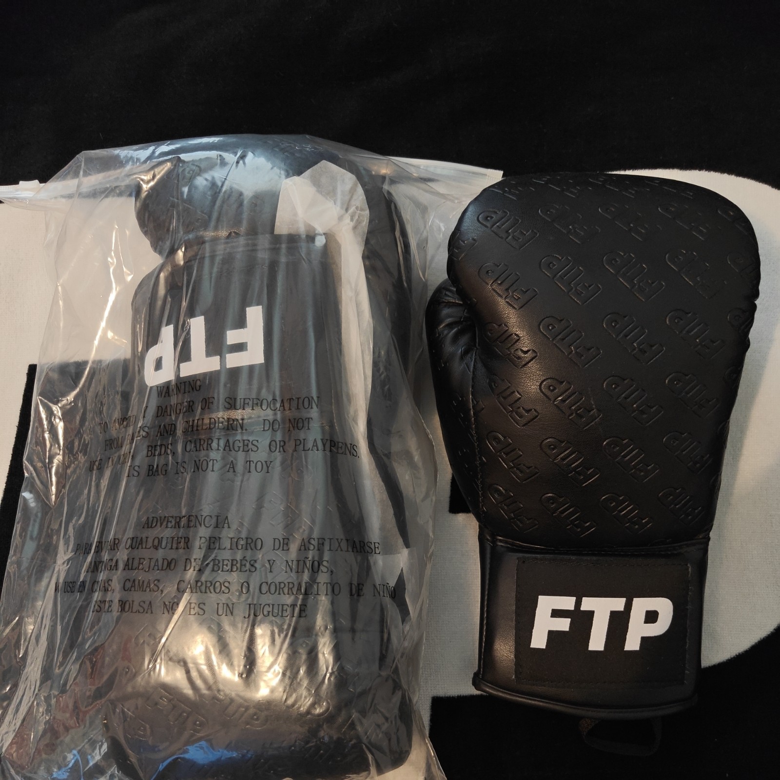 FTP Boxing Gloves Black Boxing Gloves