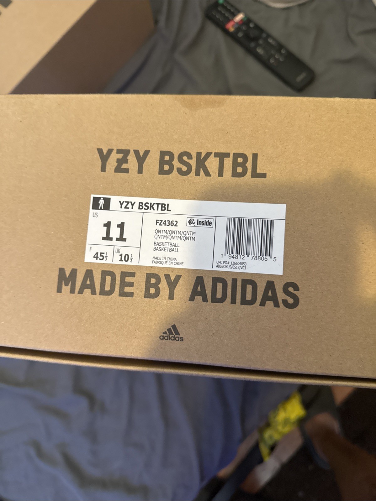 Size 11- Adidas Yeezy Basketball Quantum