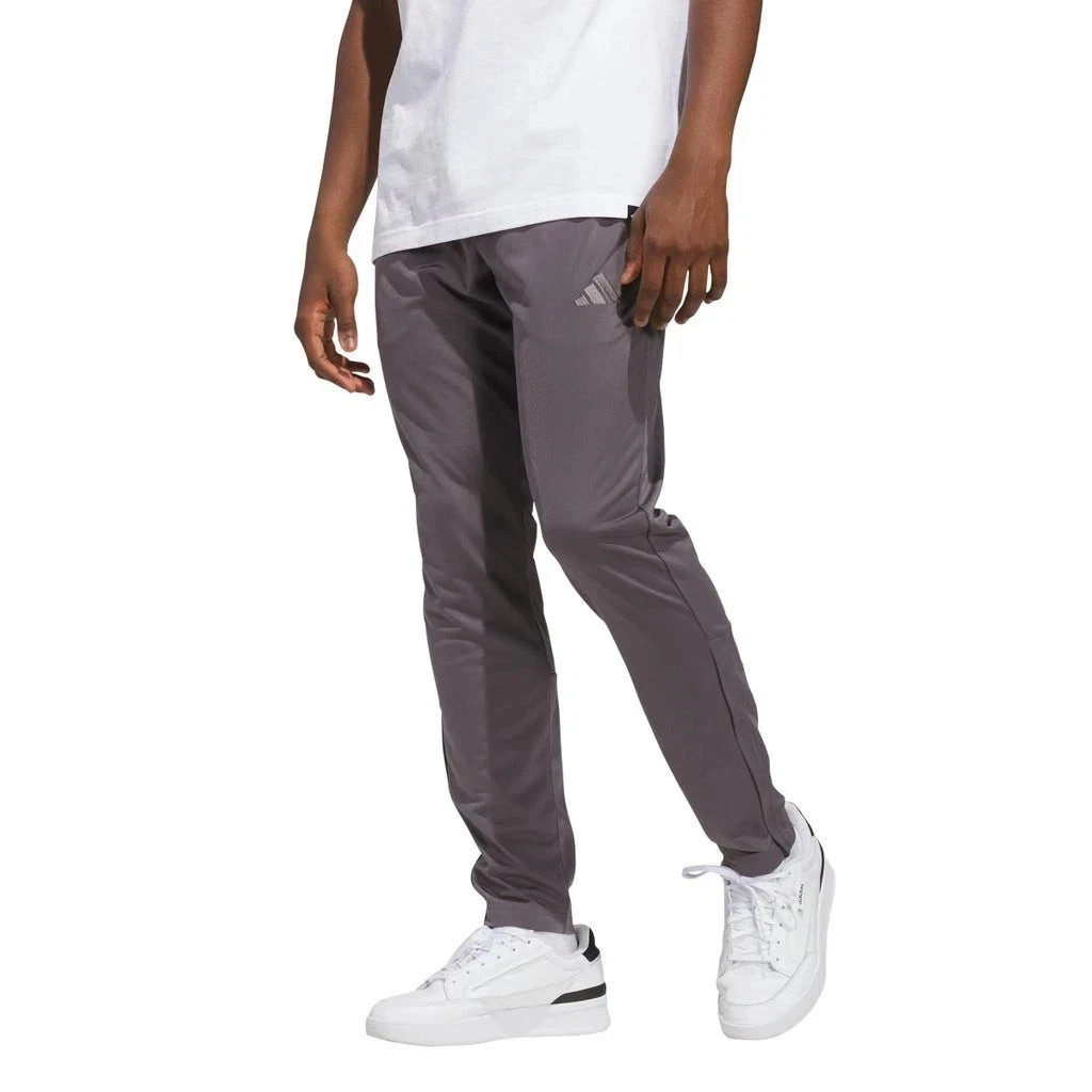 NEW Adidas Men’s Track Pant Tricot Ankle & Pocket Zip, Gray, Size MEDIUM