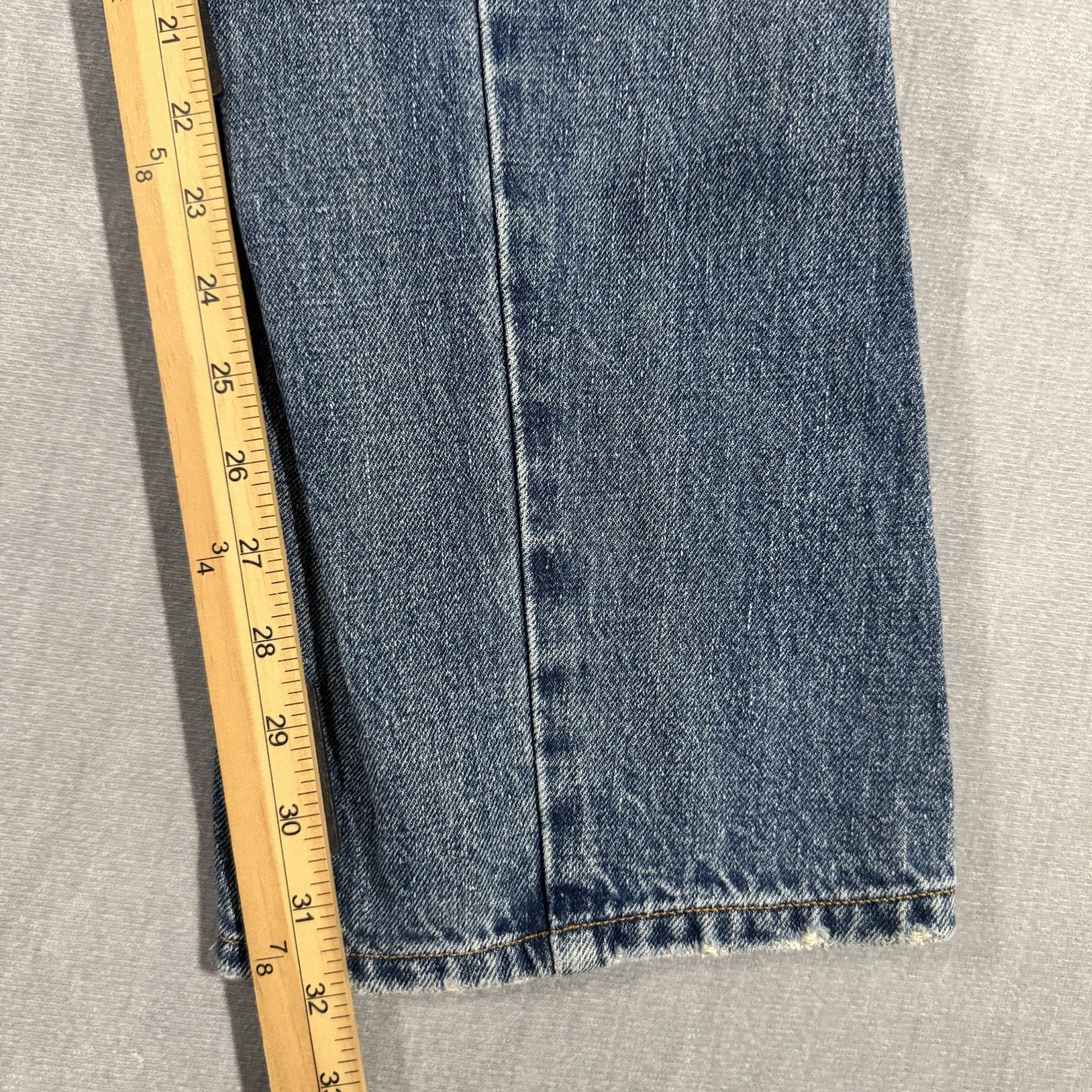 RARE Levi’s Engineered Jeans Twisted Denim Vintage 1999 Mens 30×33 Indigo Skull