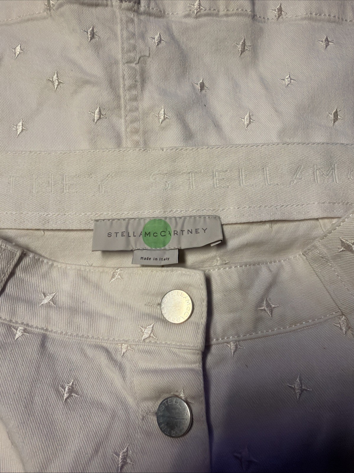 Stella McCartney White Embroidered Star Skirt Italy Women’s Italy 46 A02