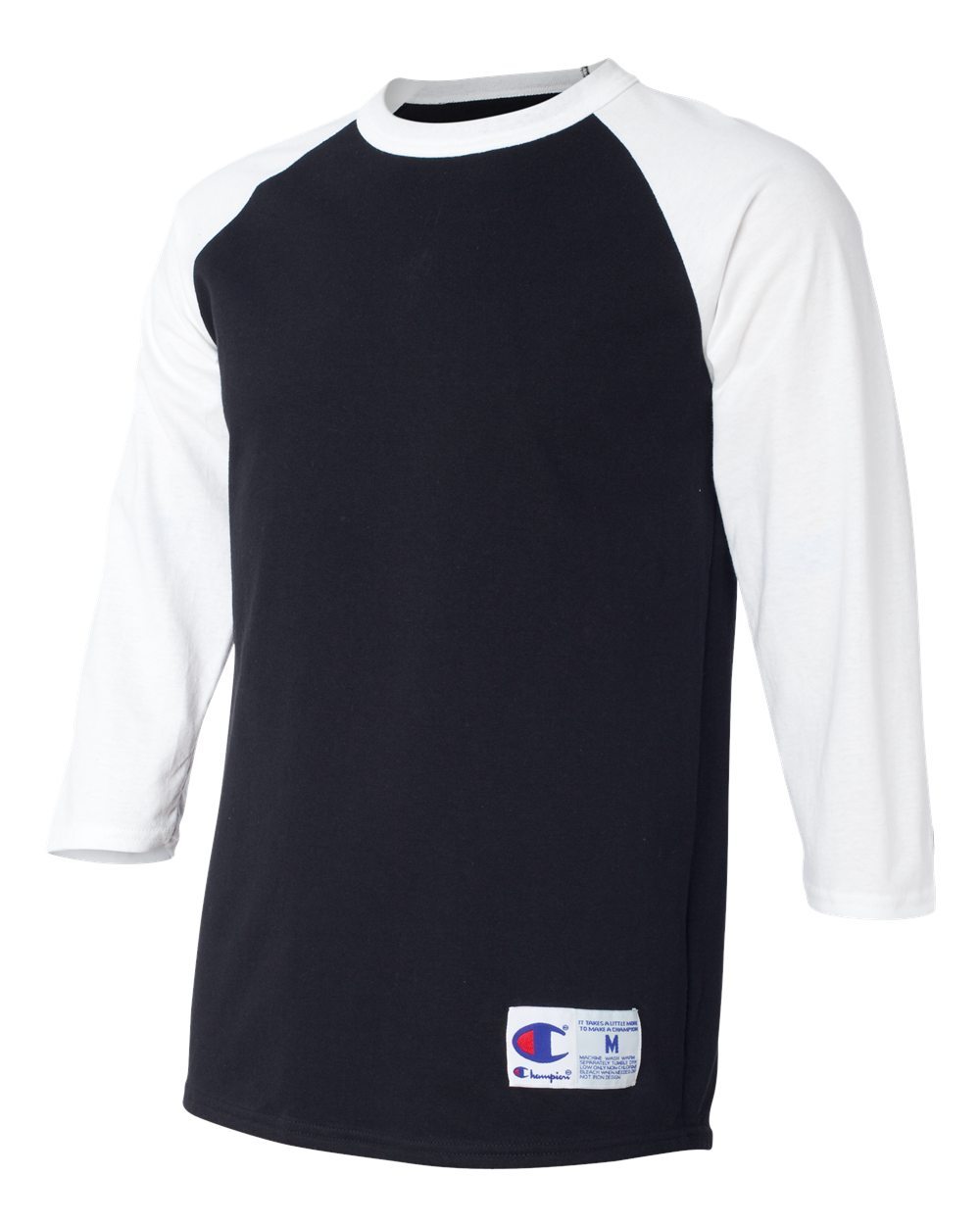 Champion Men’s Adult Raglan Baseball T-Shirt 3/4 sleeves T-137