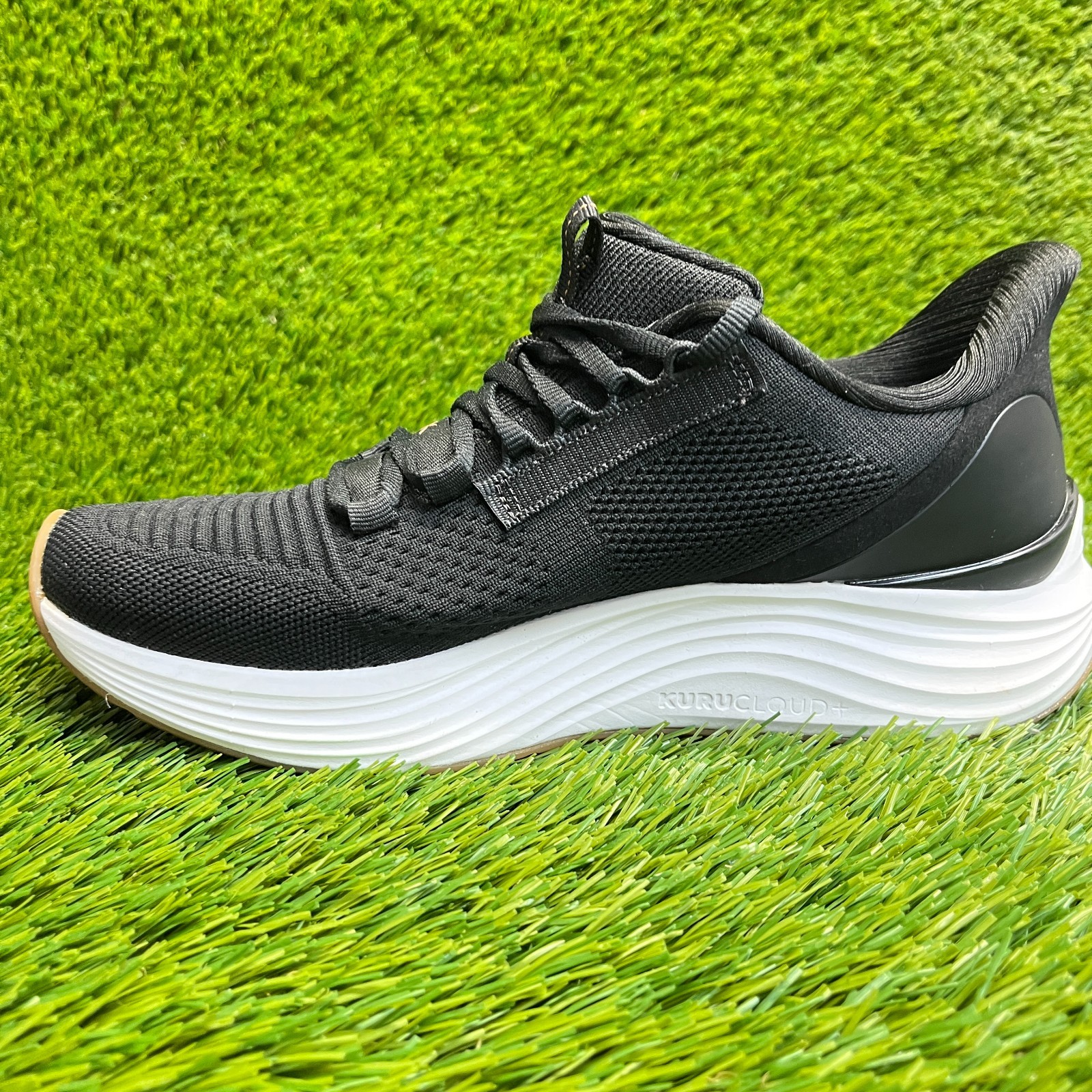 Kuru Atom 2 Womens Size 8.5D Black White Athletic Running Walking Shoes Sneakers