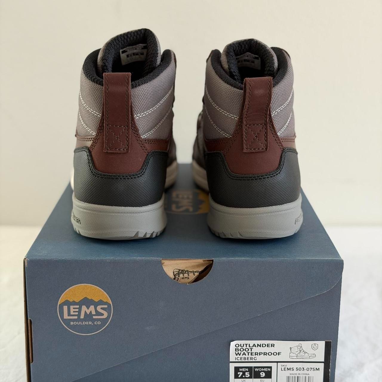 Lems Outlander Boot Waterproof in Iceberg, Size 9 Women / 7.5 Men