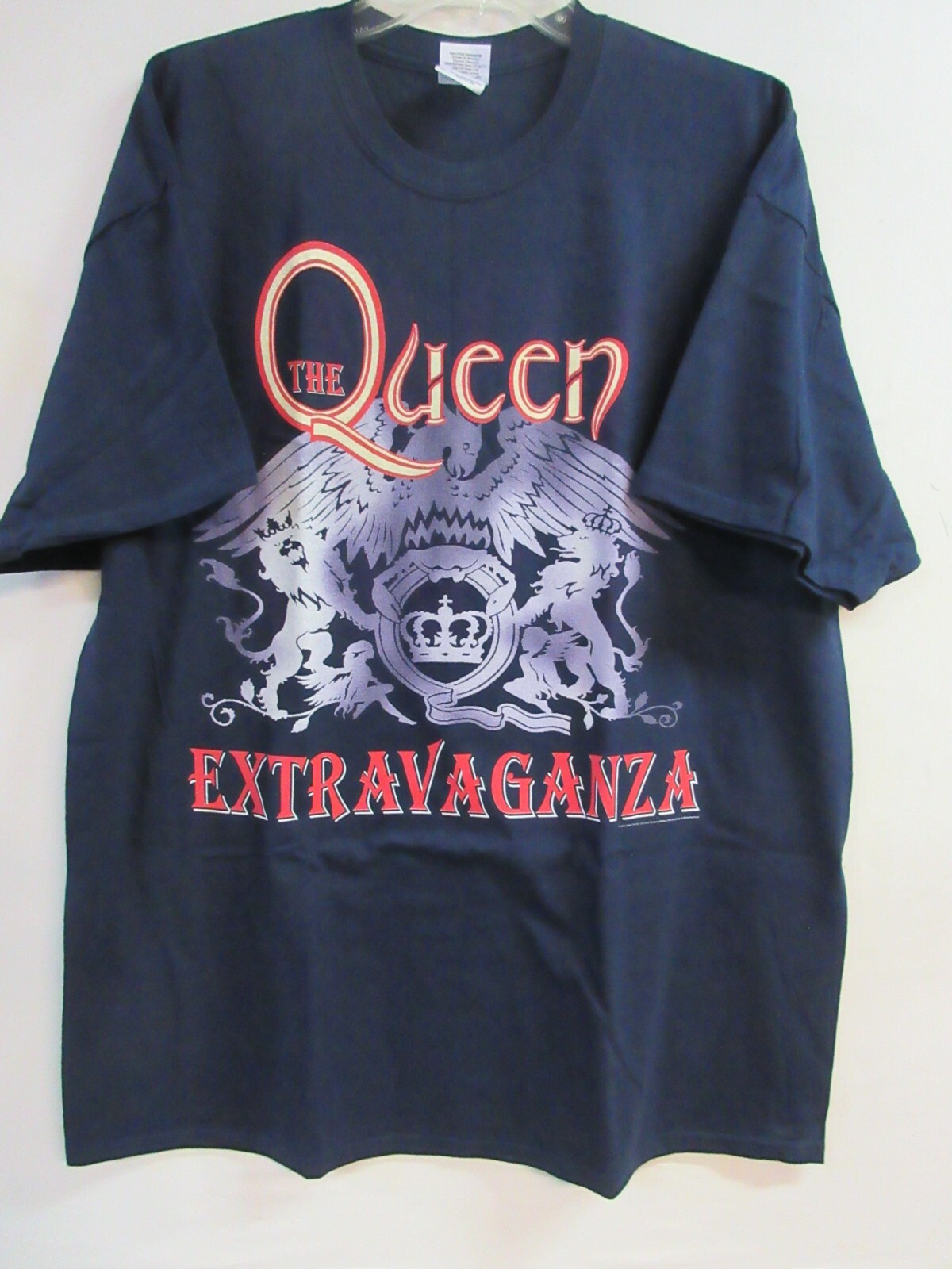 QUEEN OFFICIAL MERCH EXTRAVAGANZA 2012 BAND CONCERT MUSIC T-SHIRT EXTRA LARGE