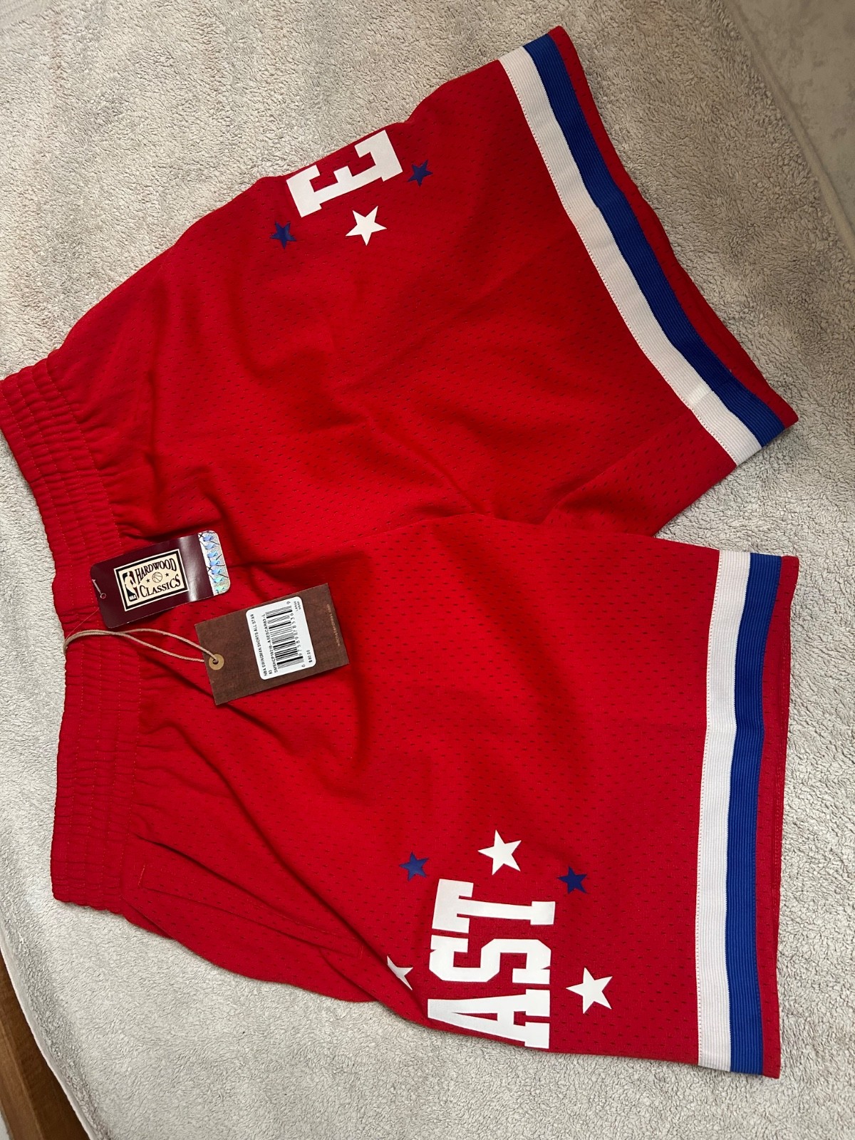 Mitchell & Ness 1983 All Star EASTERN Conference Red Swingman Shorts New Large