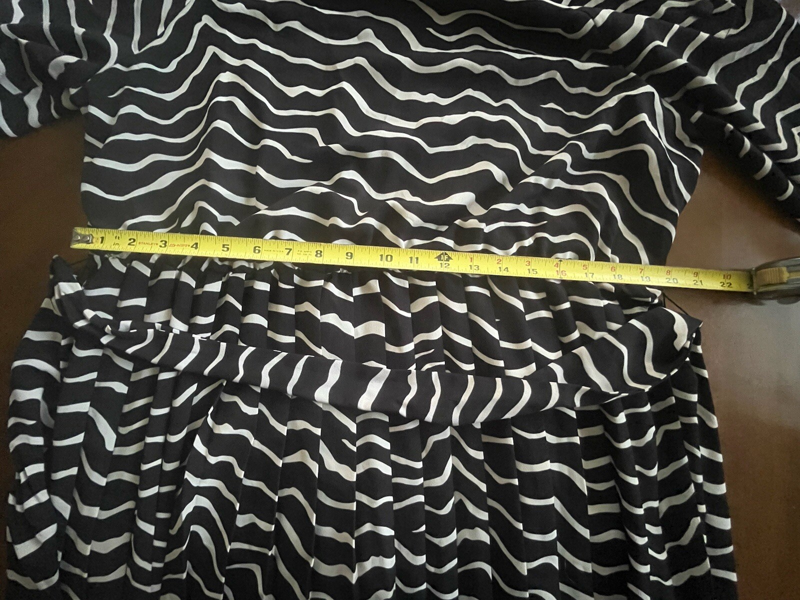 Who What Wear Plus Size XXL (18) Animal Print Midi Dress Black & White Bust 48”