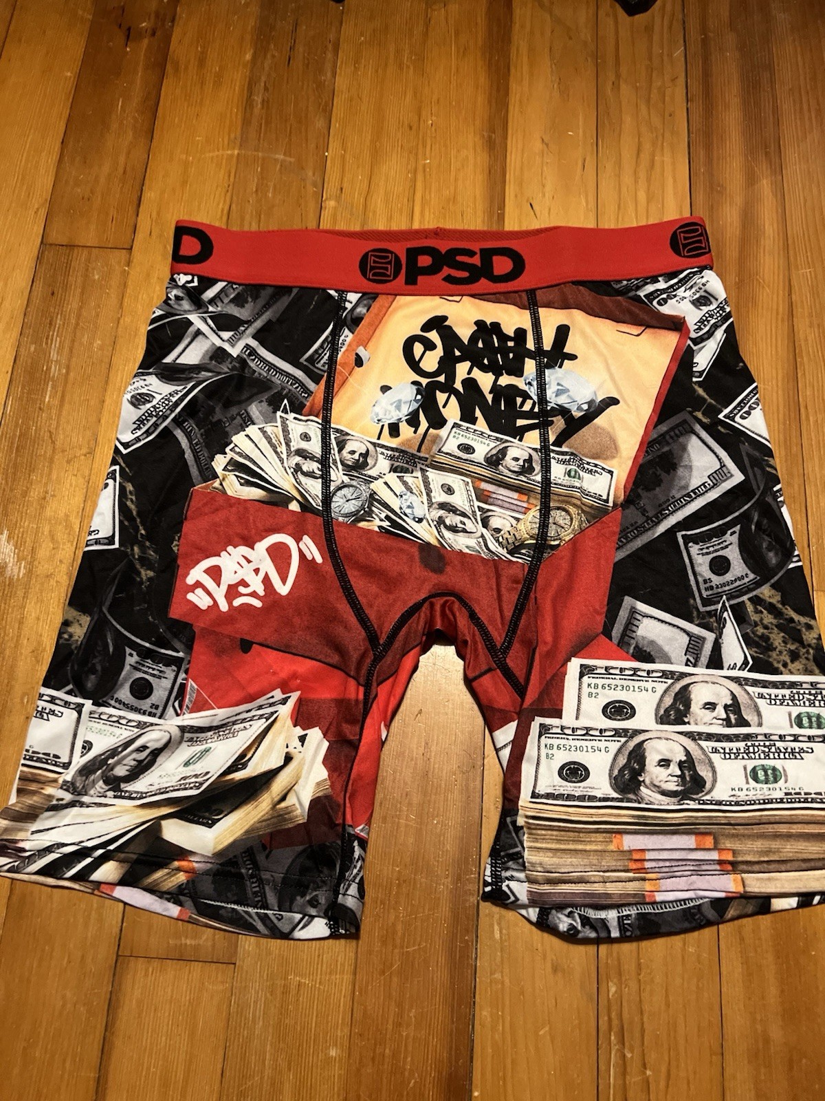 PSD CASH 💰 MONEY Underwear Boxer Briefs Men’s Size M 32-34 NEW