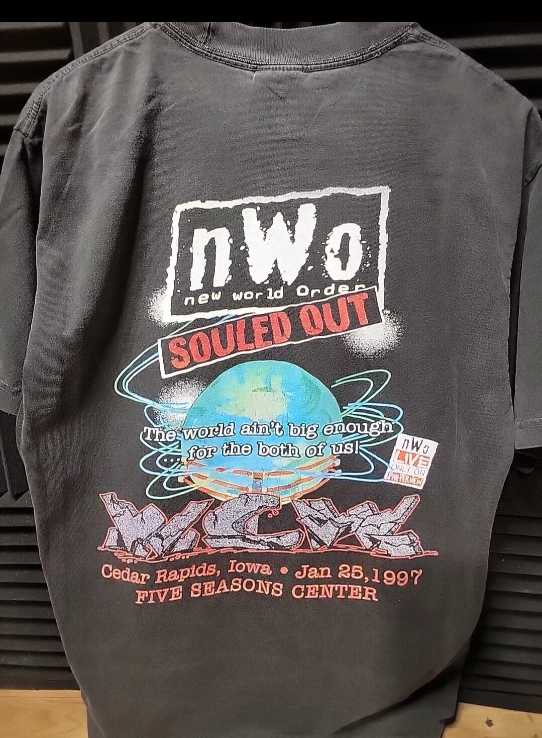 RIC FLAIR ON A SHAKA HEAVYWEIGHT GARMET DYED T SHIRT “MODERN”