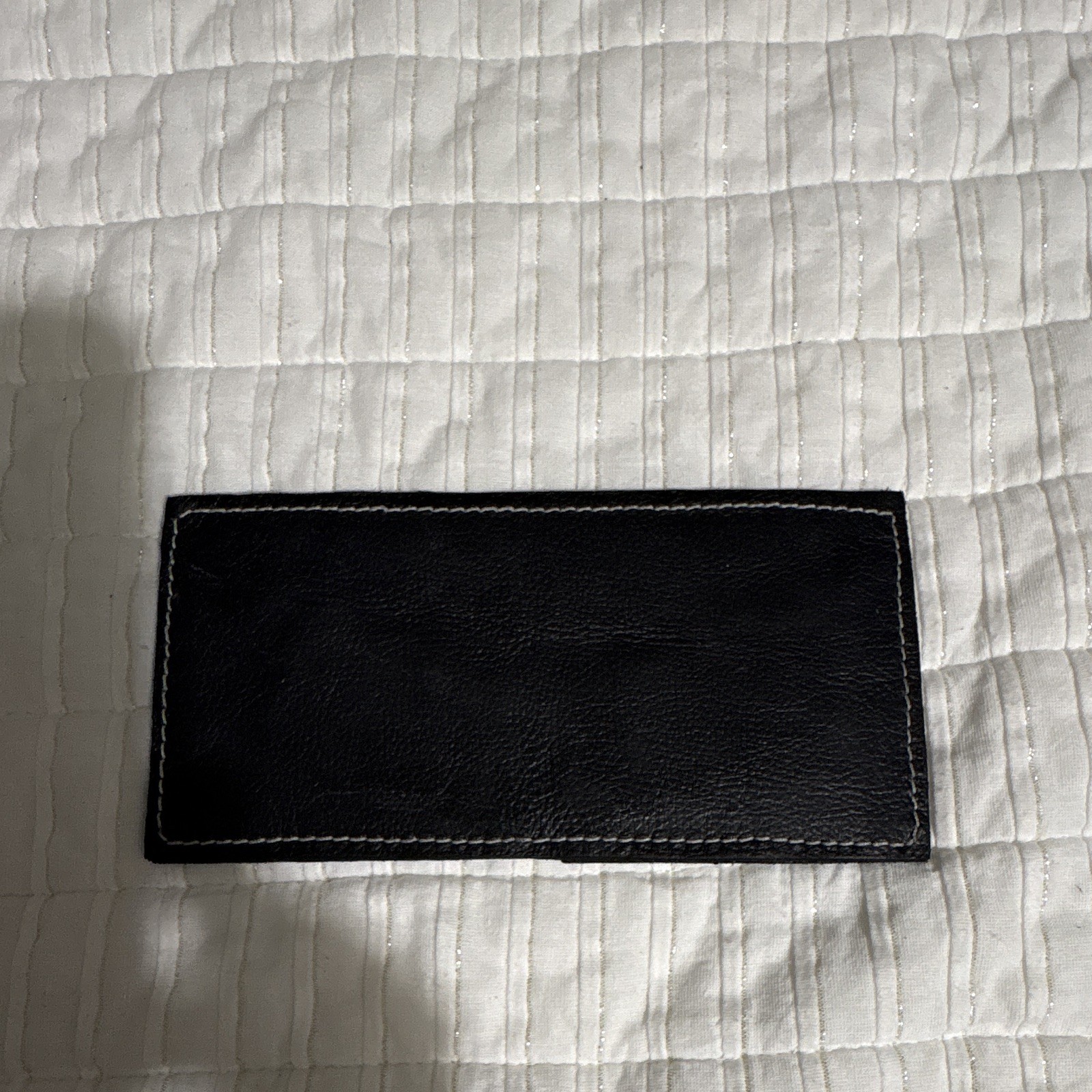 Men’s Black & Beige Colorblock Slim Fold Wallet, Classic Men’s Wallet