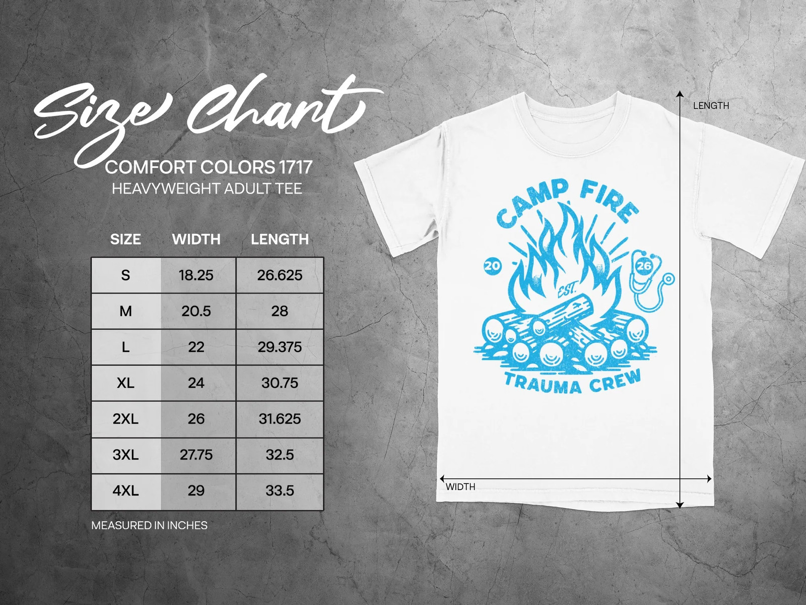 Camp Fire Trauma Crew T-Shirts, EMT Paramedic Medical First Responder Tee,
