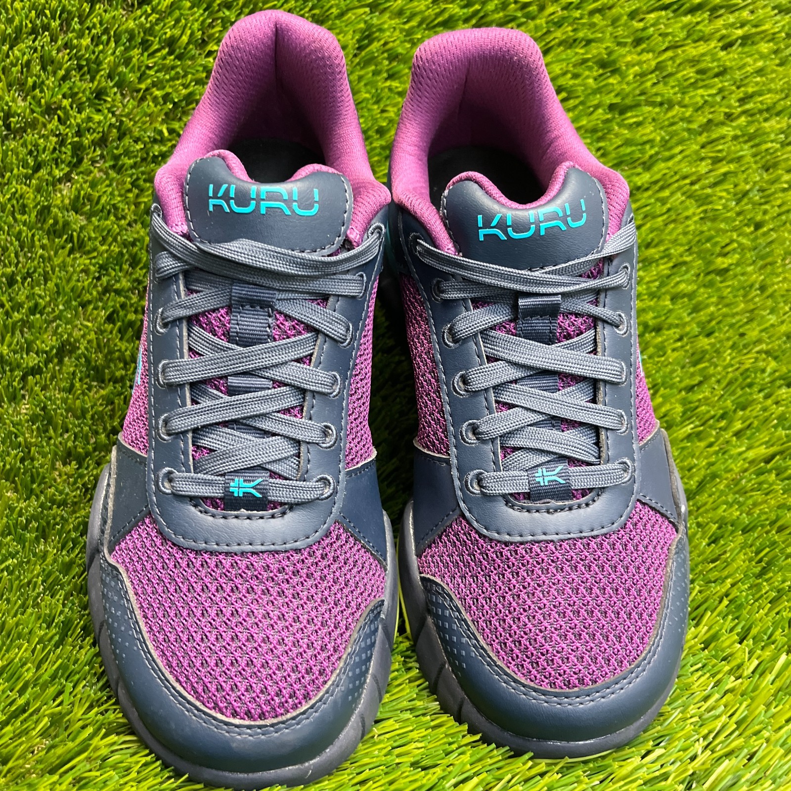 Kuru Quantum 2.0 Womens Size 5.5D Purple Blue Athletic Running Shoes Sneakers
