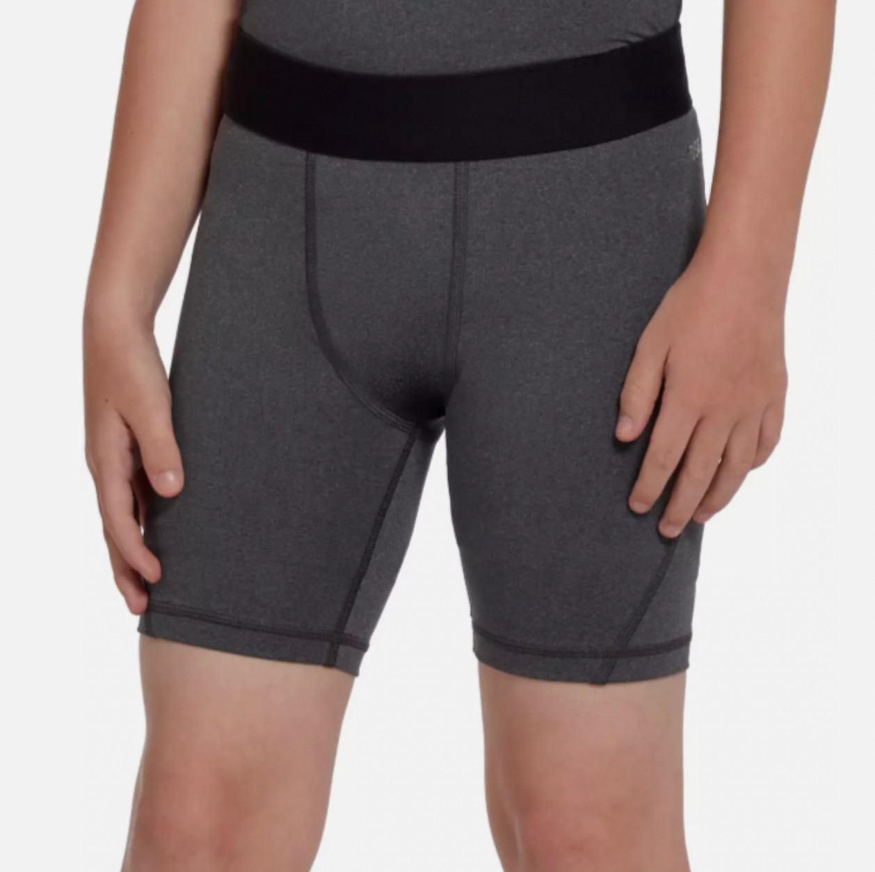 Boys’ DSG Compression Shorts Size Small Dark Heather Grey NEW