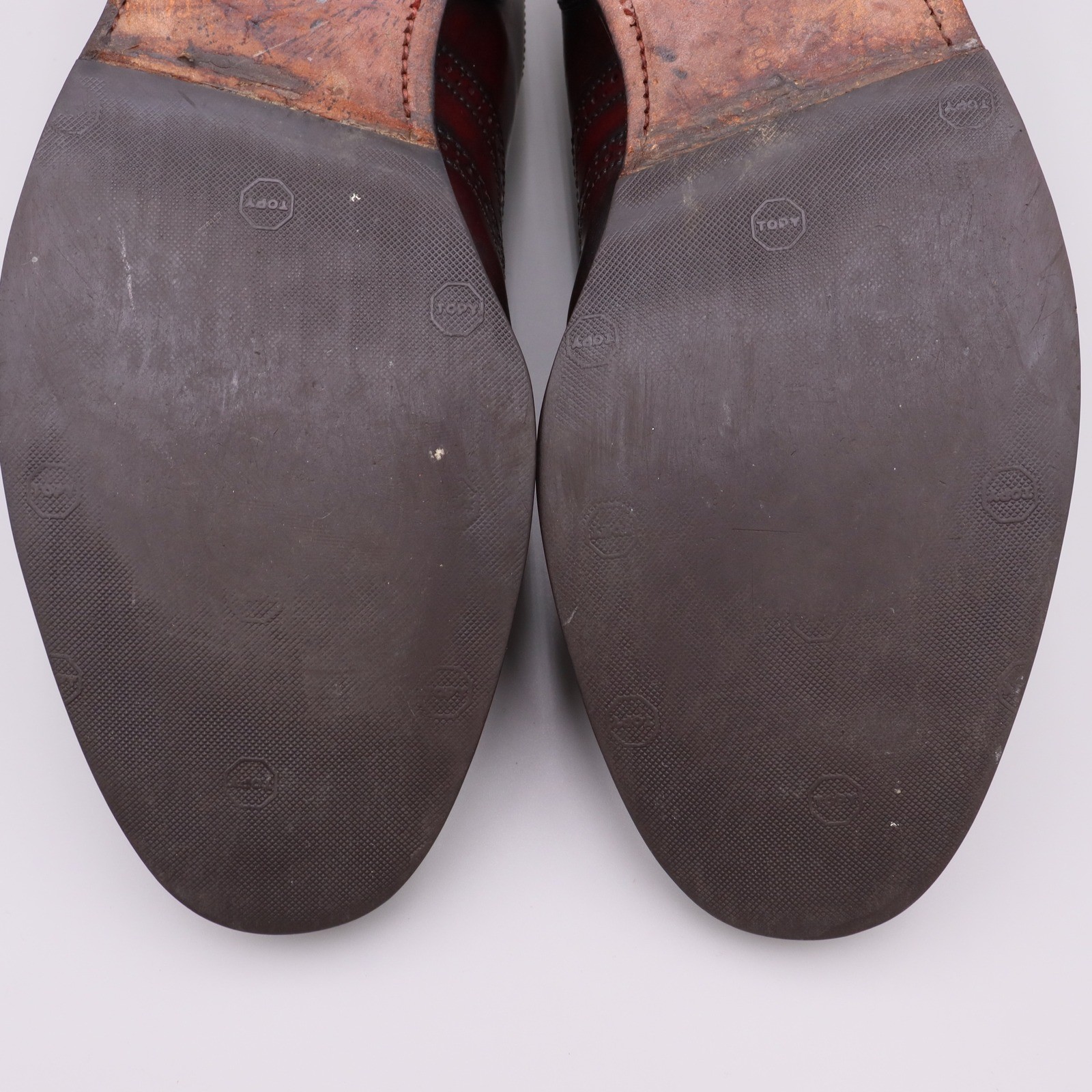 Bostonian Windsor Shell Cordovan Leather Wingtip Dress Shoes Size 10 US Burgundy