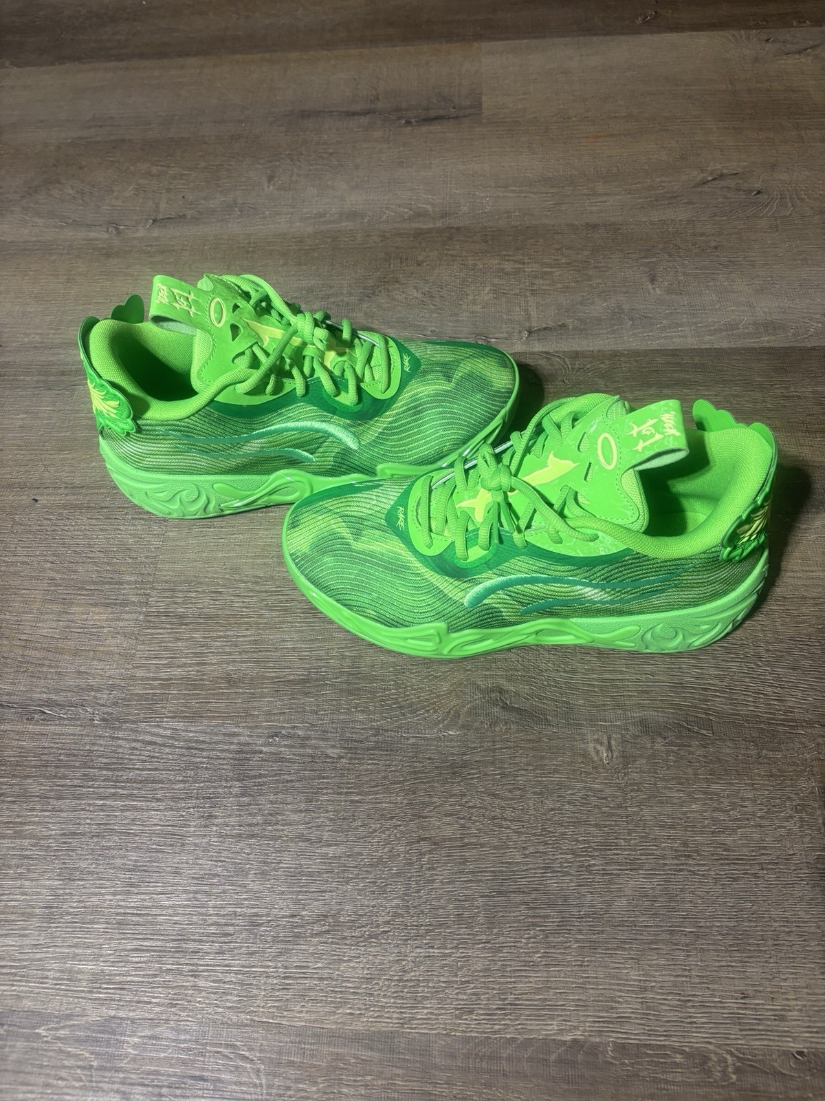 🔥 NEW PUMA MB.04 Lo “Green Glare” 👽 LaMelo Ball Size 7 🌟 NWT Deadstock ✨