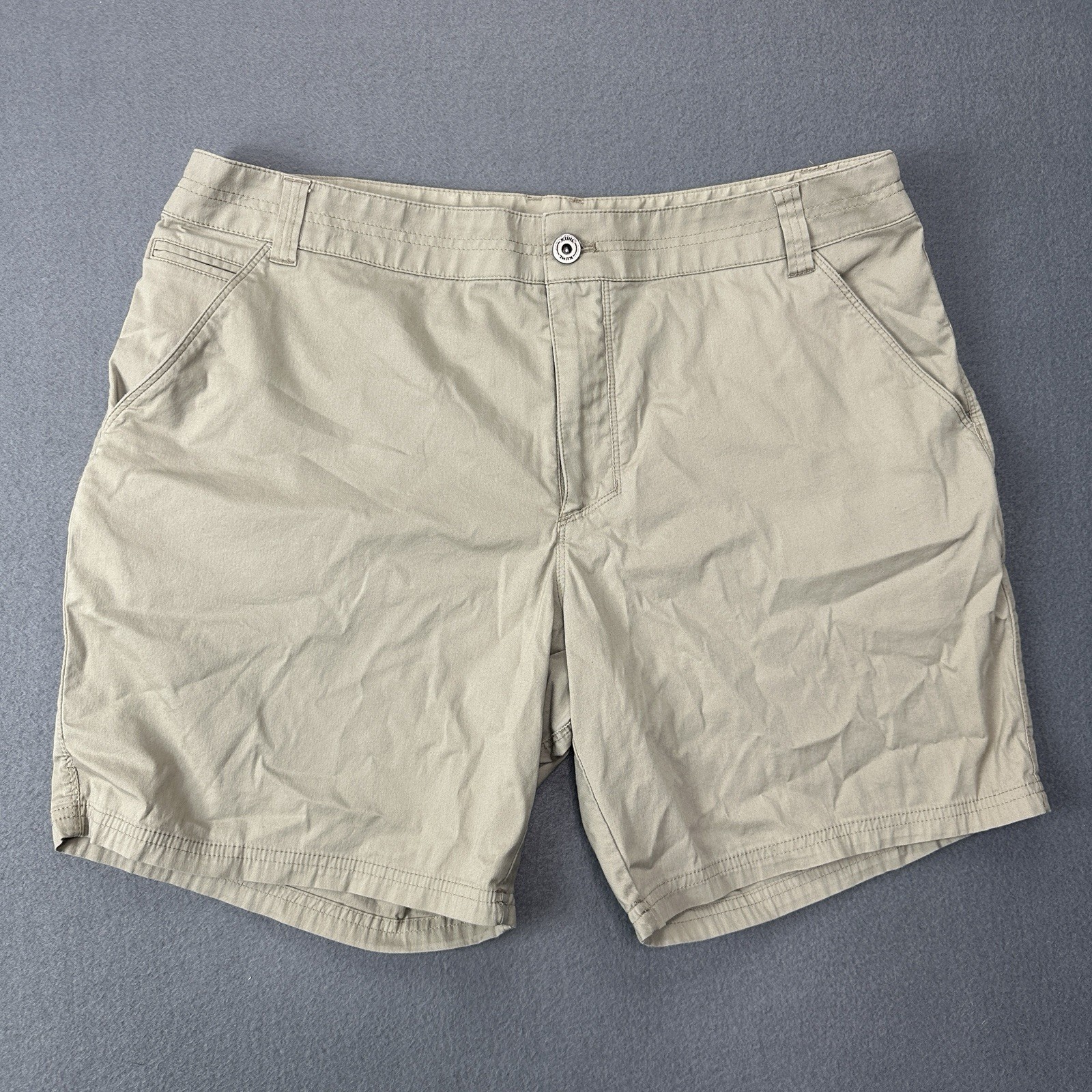 Kuhl Men’s Resistor Lite Chino Shorts Beige Size 38 Hiking Outdoors 7.5” Inseam