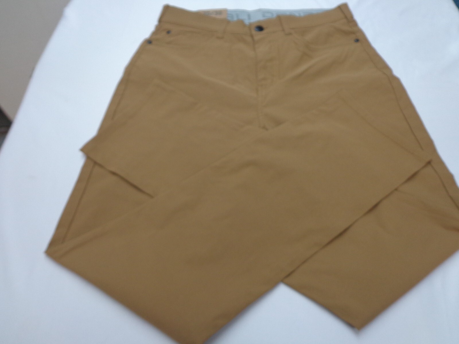 DENALI Moccasin Brown Tech Fabric Stretch Pants NWT 30/30 MSRP $54
