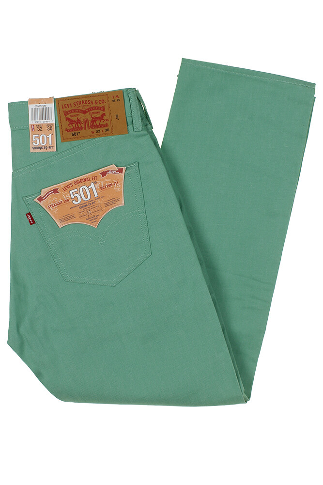 Levi’s Men’s 501 Denim Original Shrink to Fit Button Fly Jeans