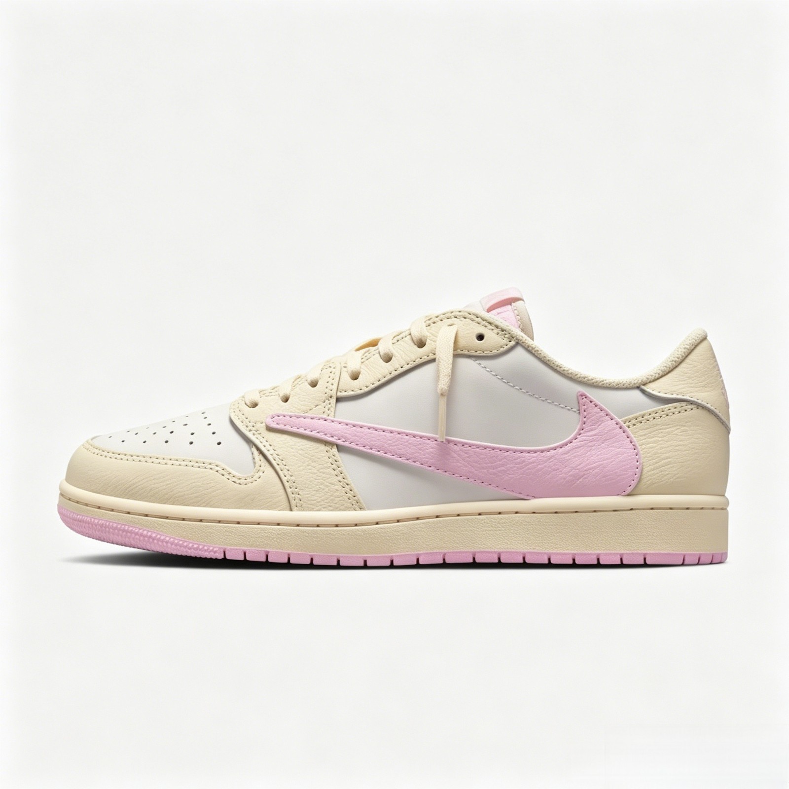 Nike Air Jordan 1 Retro Low OG SP Travis Scott Shy Pink IQ7604-100 Sneakers NEW