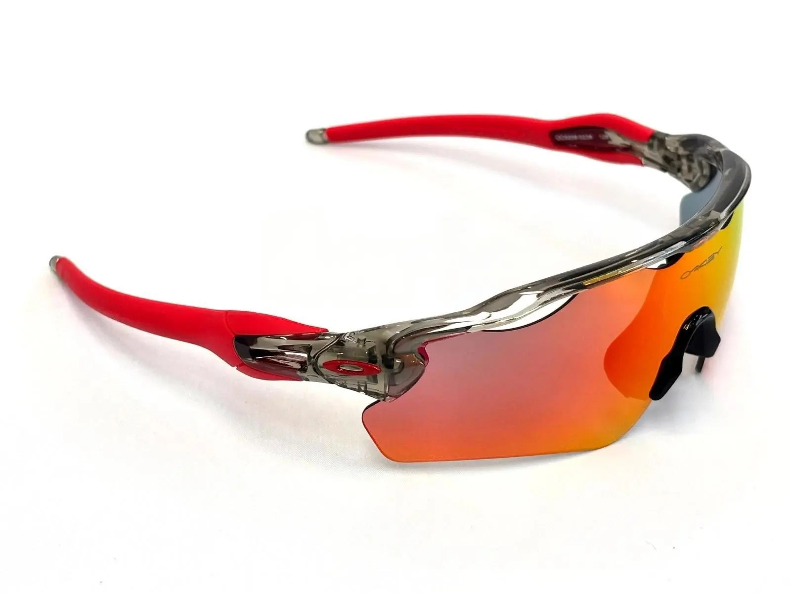 Oakley Radar EV Path Sunglasses Transparent Grey/Orange Prizm Lenses OO9208-5238