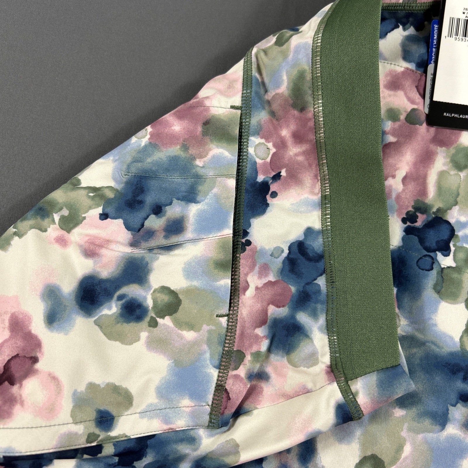 RLX Golf Skort Ralph Lauren Womens Abstract Camo Print Large Polyester MSRP $148