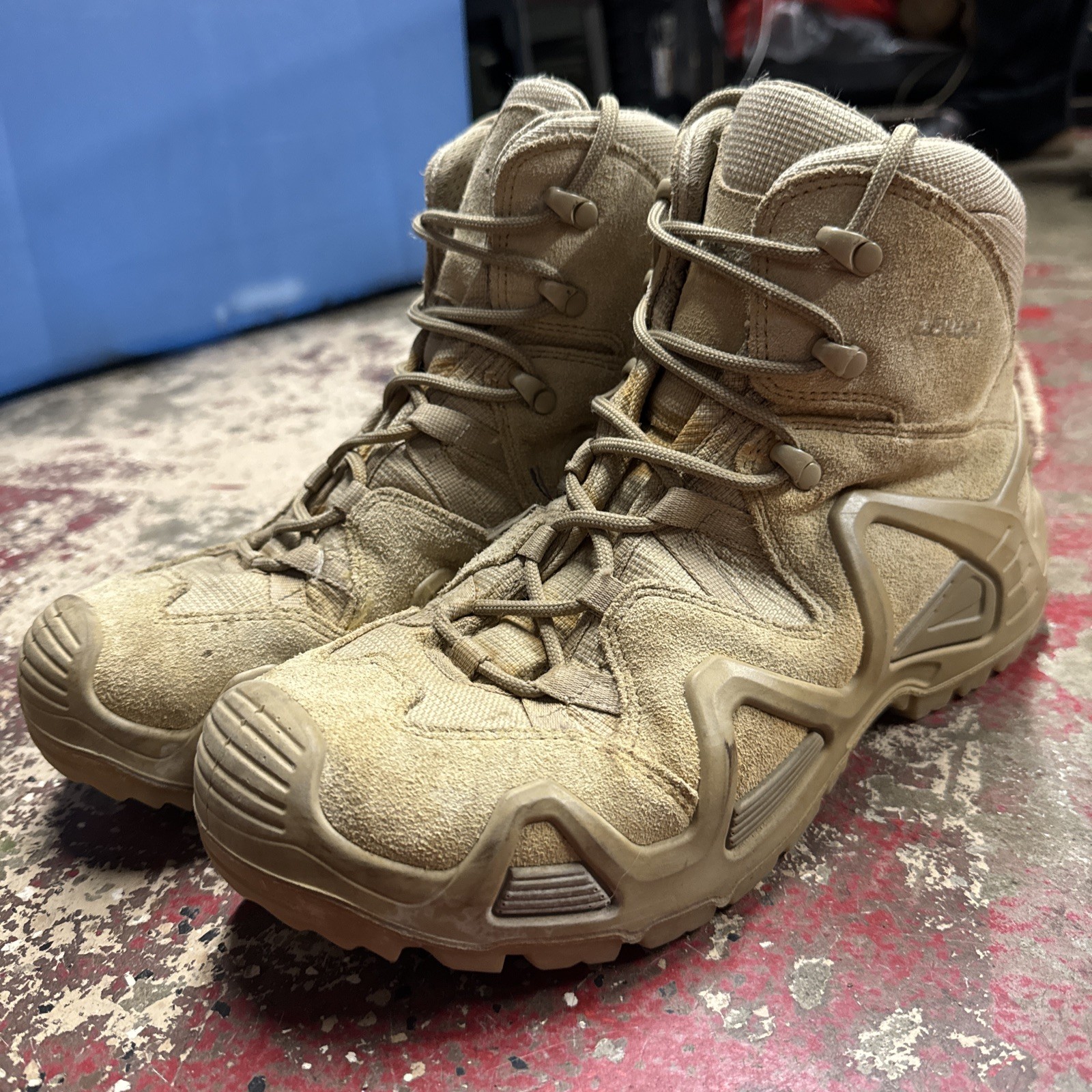 LOWA ZEPHYR MID TF COYOTE TASK FORCE COMBAT BOOT 8.5