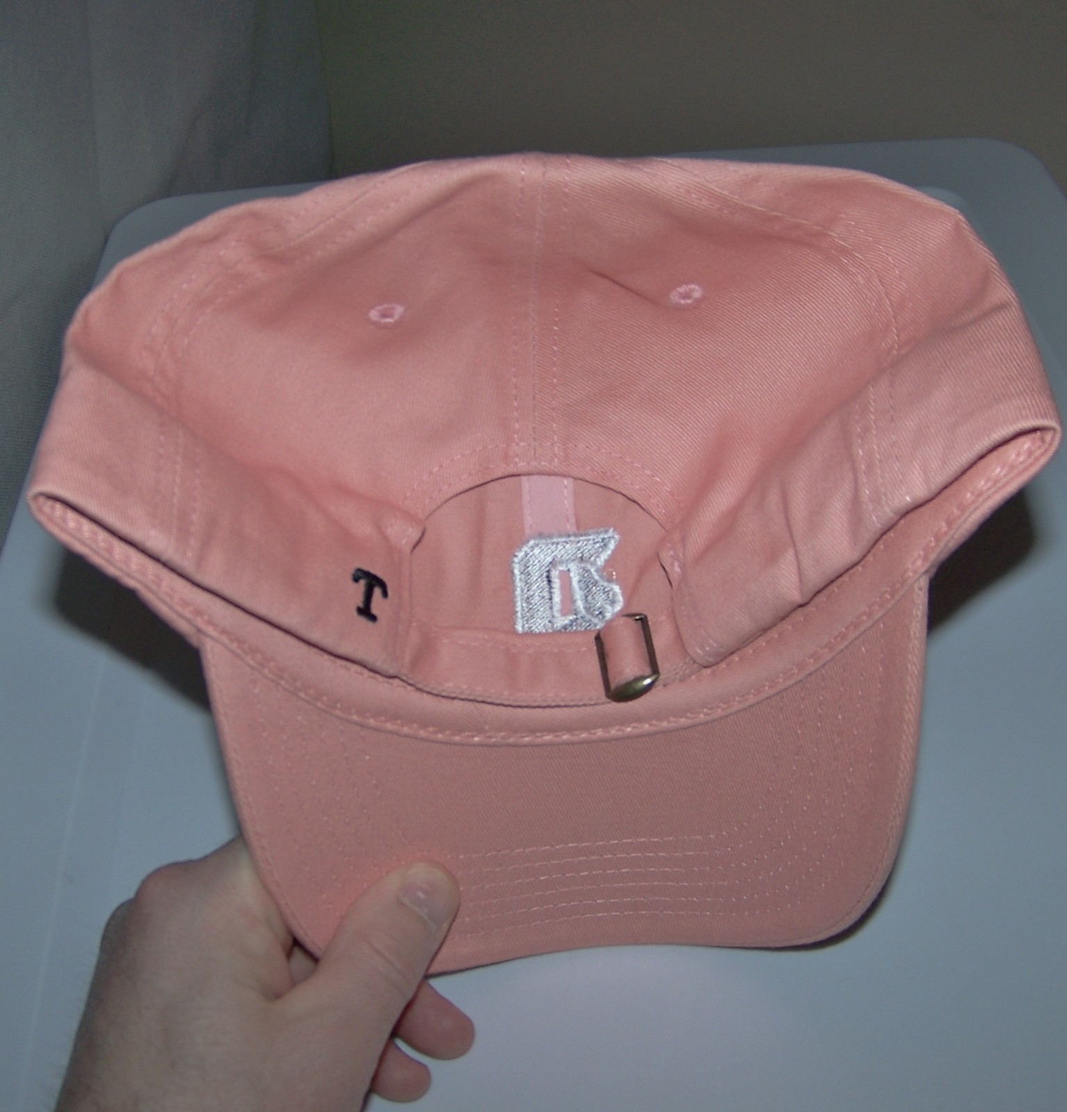 NEW TREMONT SPORTING CO. Cotton Cap Hat DEEPDALE GOLF CLUB Pink Peach Adjustable