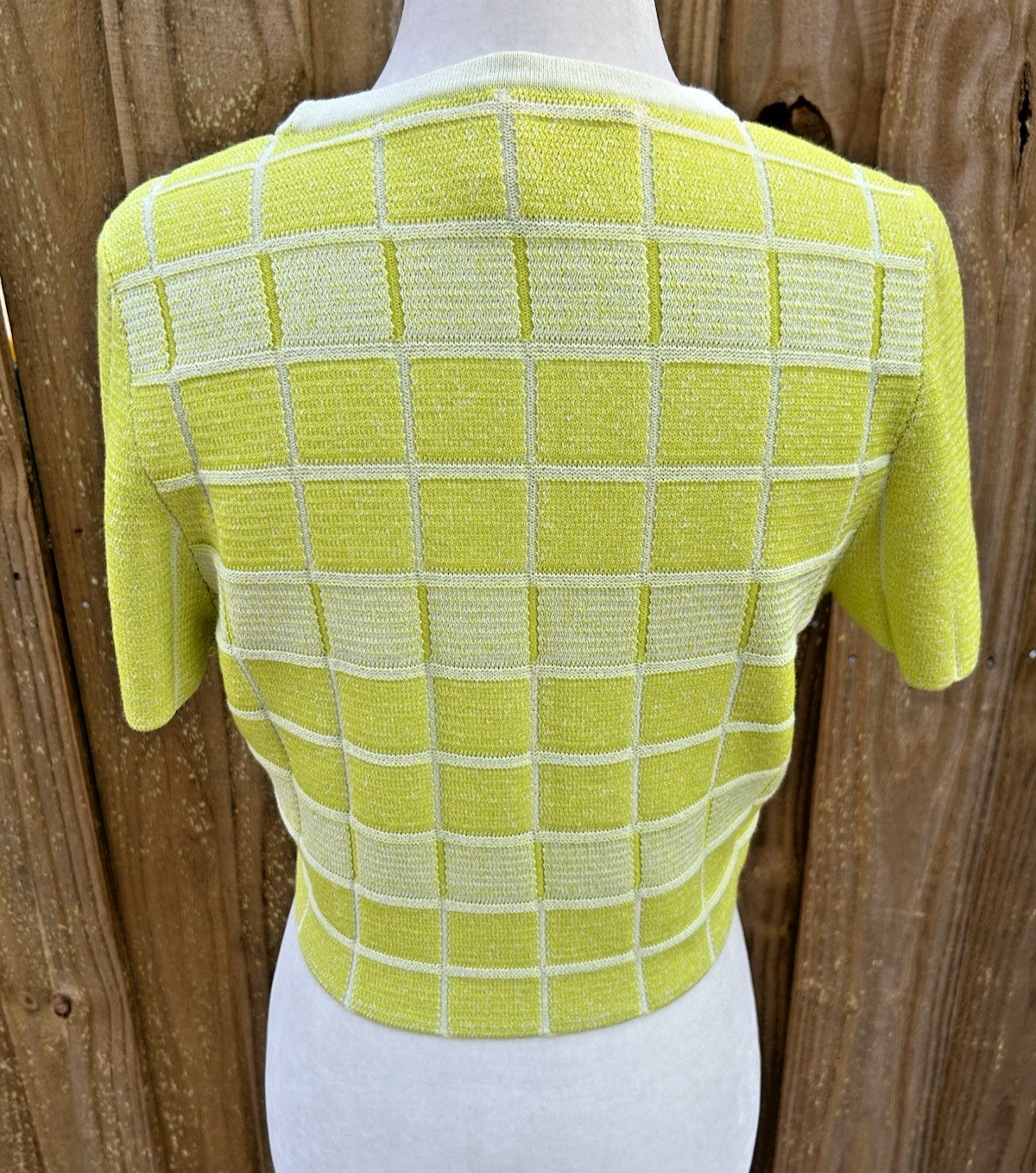 Solid & Striped The Cara Top in Pear & Marshmallow XL