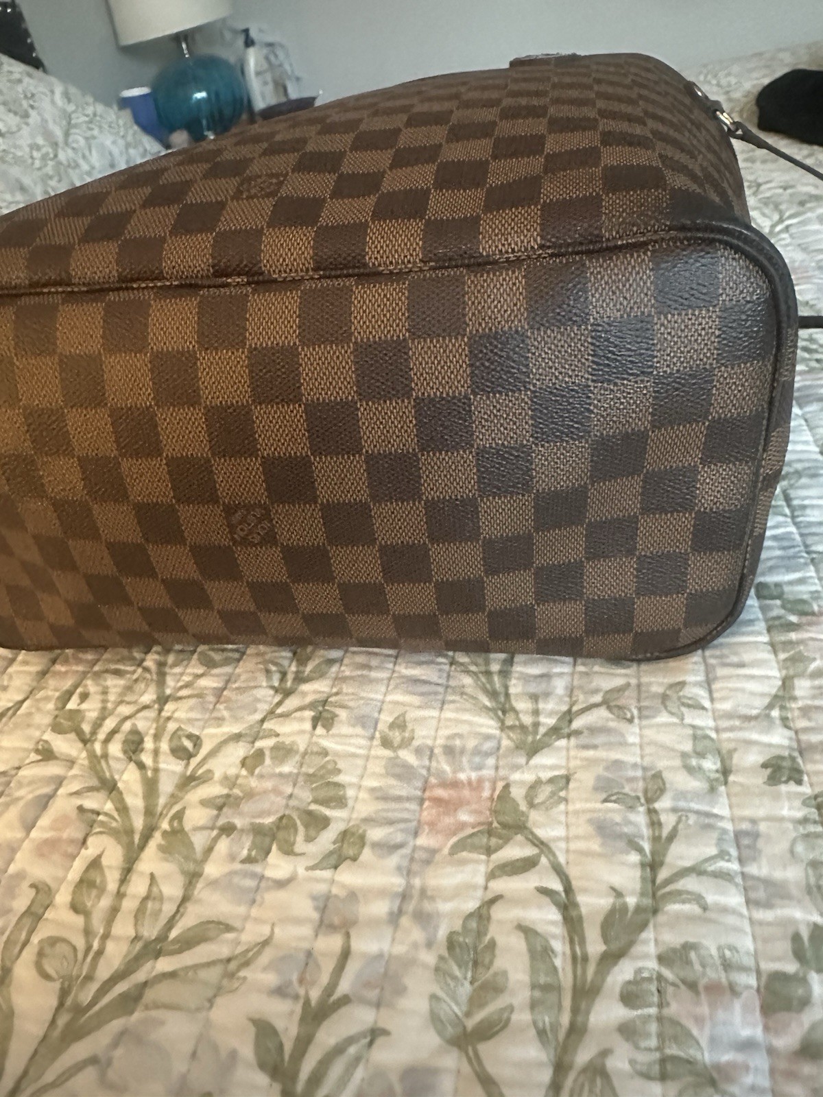 Authentic Louis Vuitton Neverfull Mm Damier Ebene Tote Shoulder Bag Beautiful!