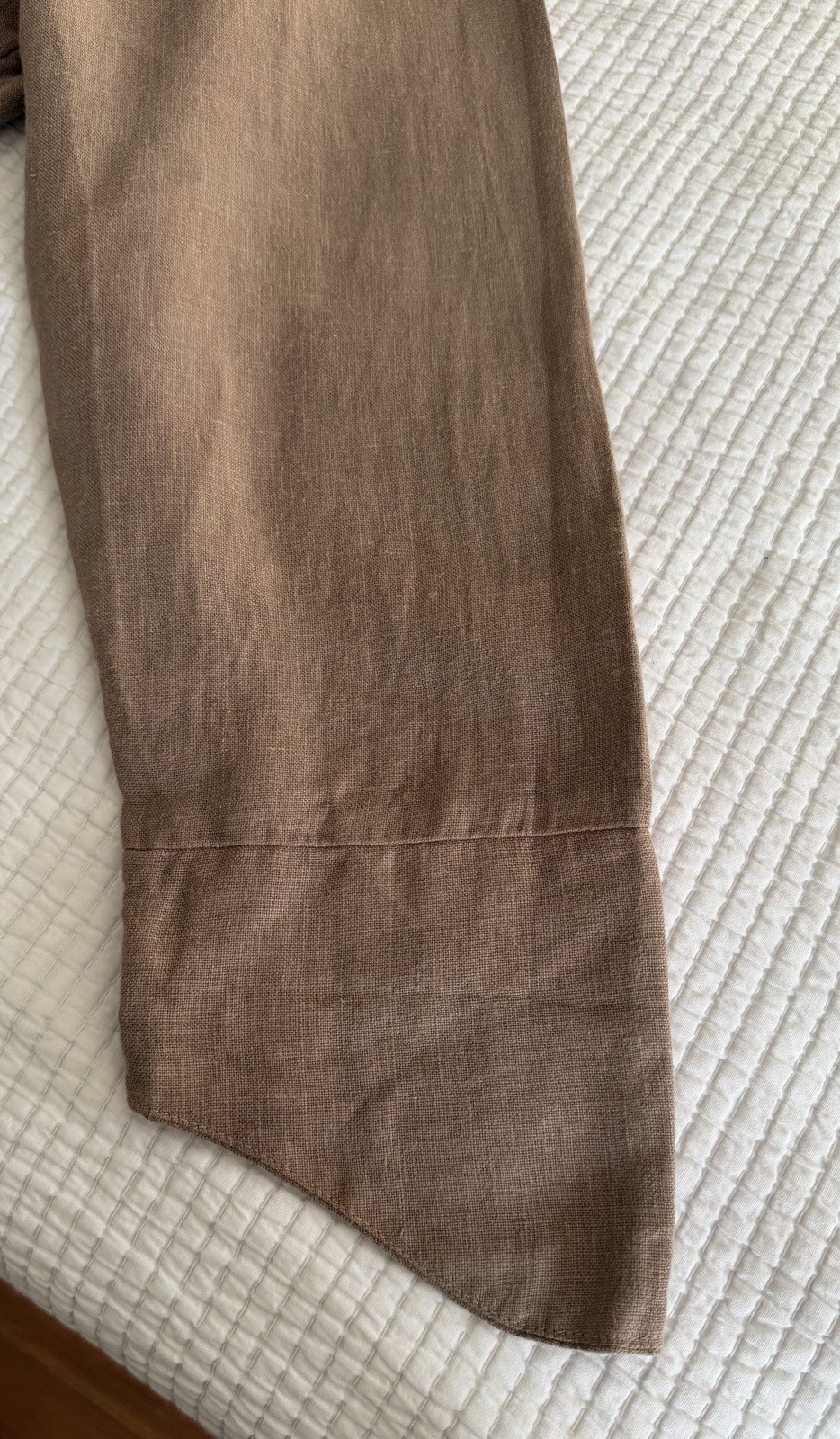 Willow Brand WMs Casual 100% Linen Button Shacket/Jacket Size M Cinchable