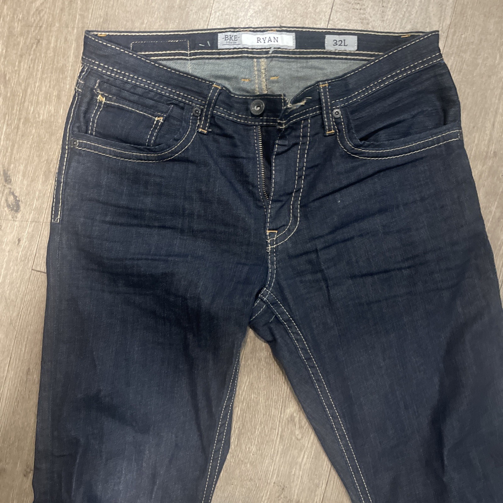BKE Mens Jeans Buckle Ryan Straight Size 32L 32/35 Length TALL MEN ONLY