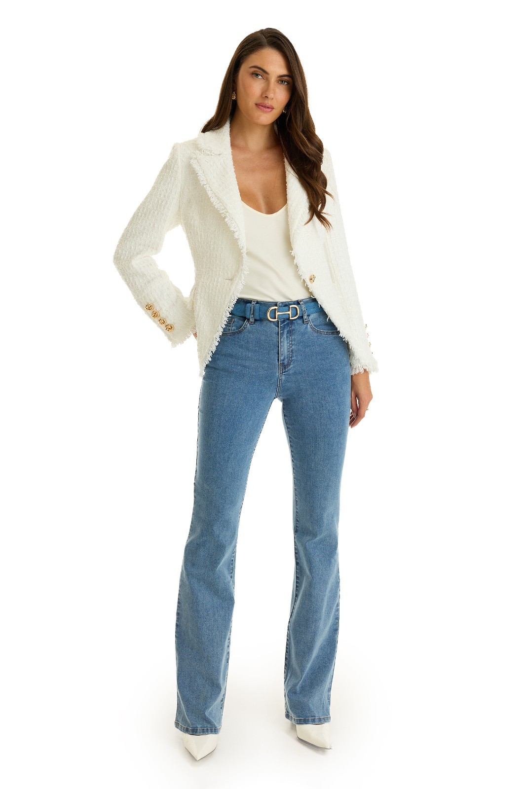 Aria Flare Jean Medium Blue Classic THE NOLI SHOP