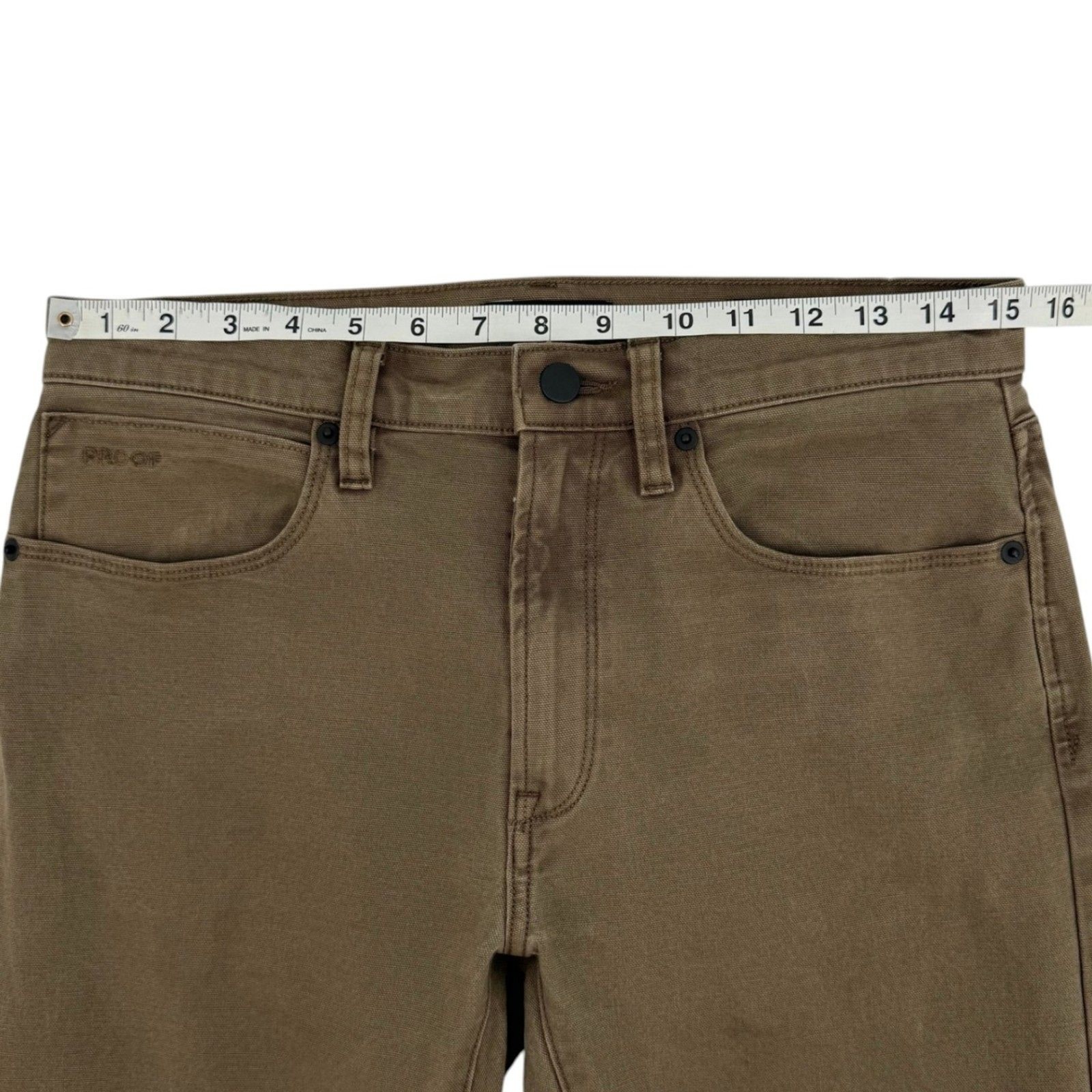 Proof Huckberry Men’s Rover Slim Fit Stretch Canvas Pant Dark Olive 30×32