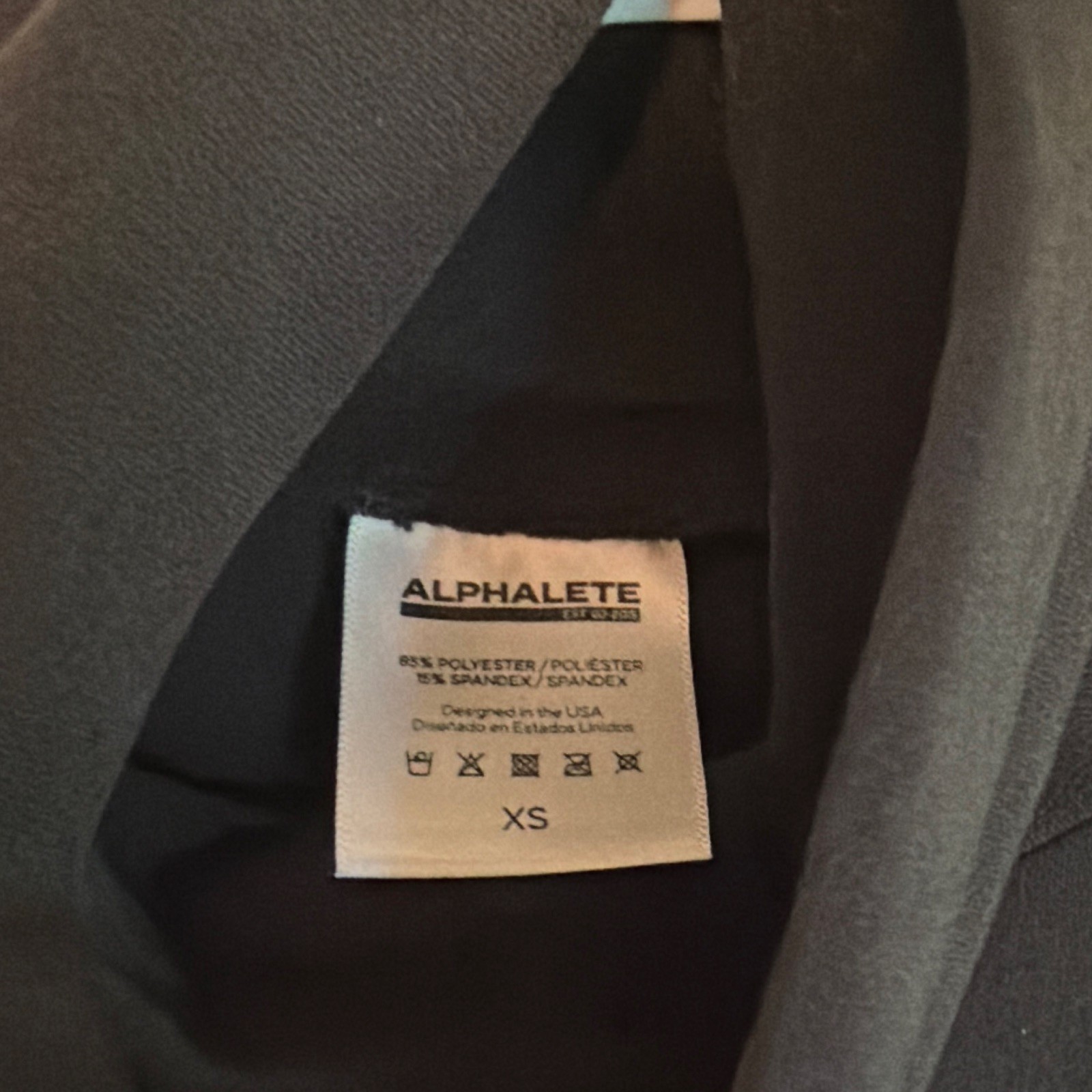 Alphalete Women’s Black Turtleneck Long Sleeve Bodycon Short Dress XS