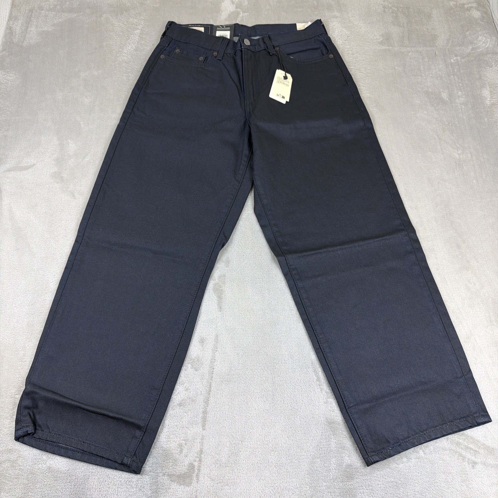 Levi’s Premium 578 Baggy Coated Denim Jeans Men’s Size 30×30 Blue Cotton Y2K