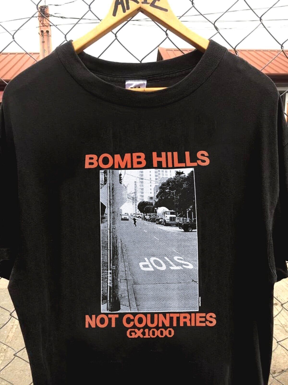 Bomb Hills Not countries Cotton Black T-Shirt All sizes