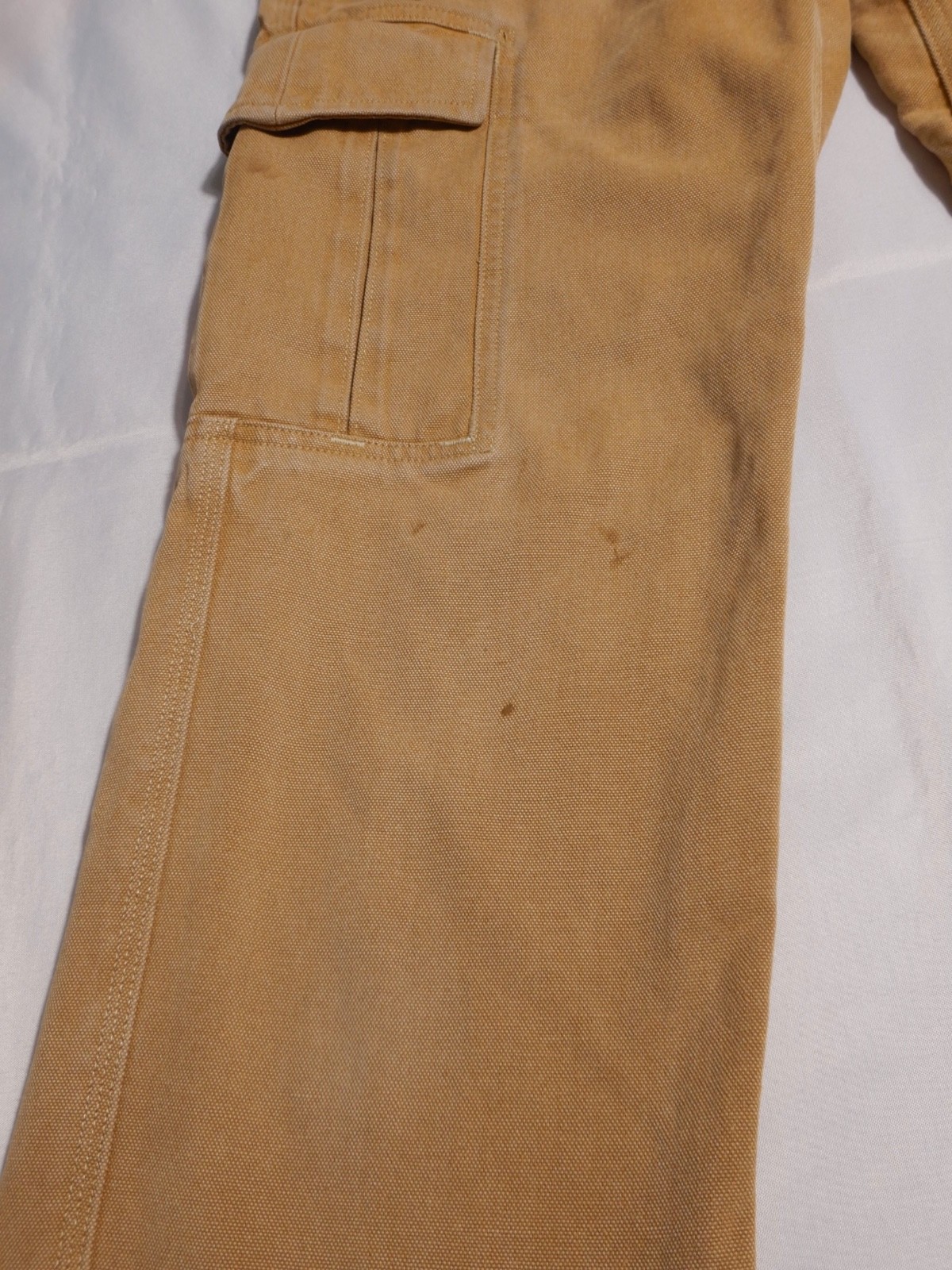 Patagonia IRON FORGE Hemp Canvas Cargo Pants FLAWS Coriander Size 32 X 33