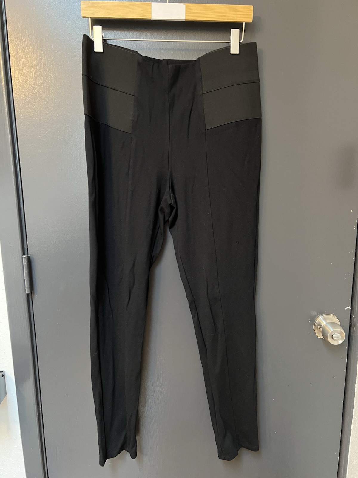 Marcella NYC Black Regular Tremont Pants With Front Slits Women’s Sz XL