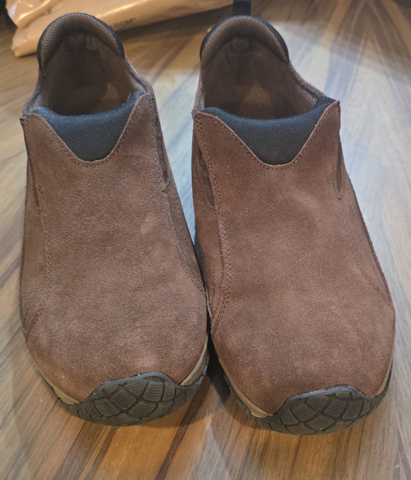 Croft & Barrow Beau Mens Casual Brown Slip-On Shoes CORE Technology Sz:10 IN BOX