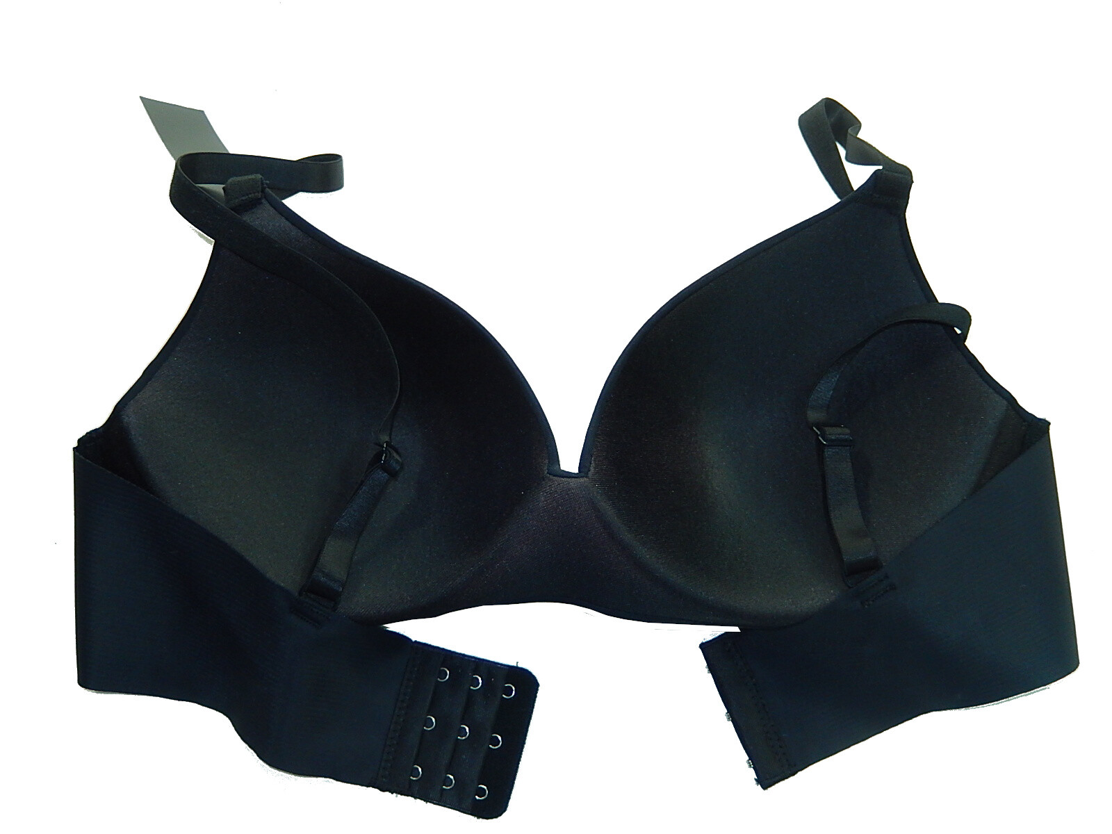 COMFY MICROFIBER PADDED NO WIRE WIRELESS T SHIRT BODY BRA LAZER CUT PANEL 3 HOOK