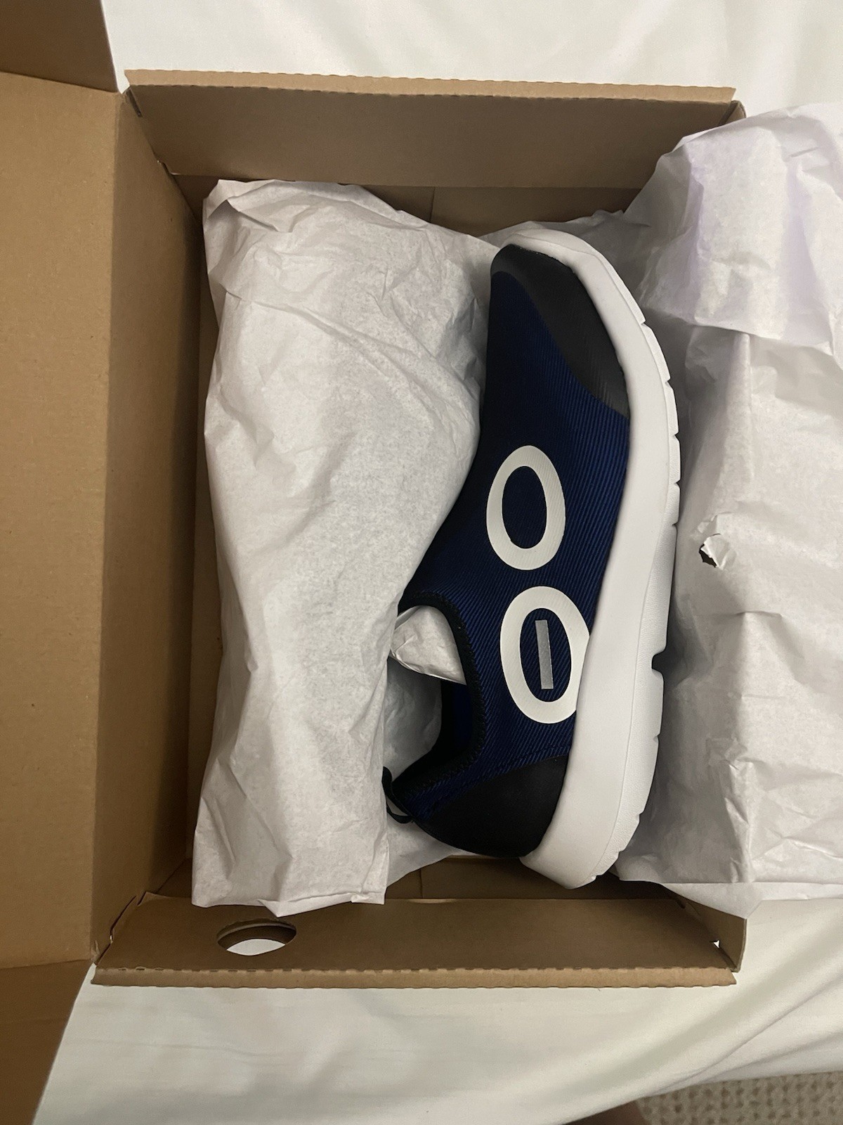 OOFOS OOmy Stride Moroccan Blue Walking Shoes Sneakers Mens Sizes M8-M14 NEW