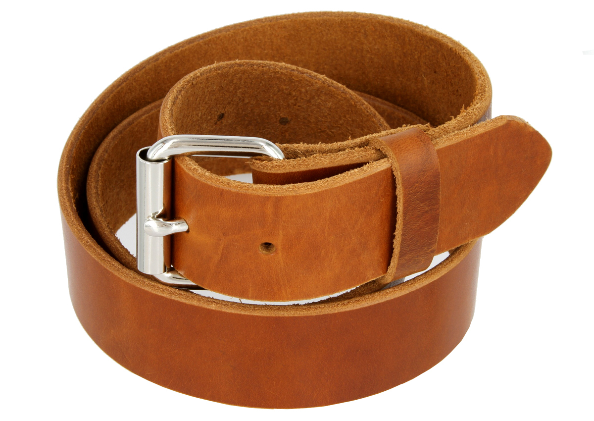 Men’s Full Grain One Piece Heavy Duty Leather Gun Belt 1-1/2″ Wide Made In USA